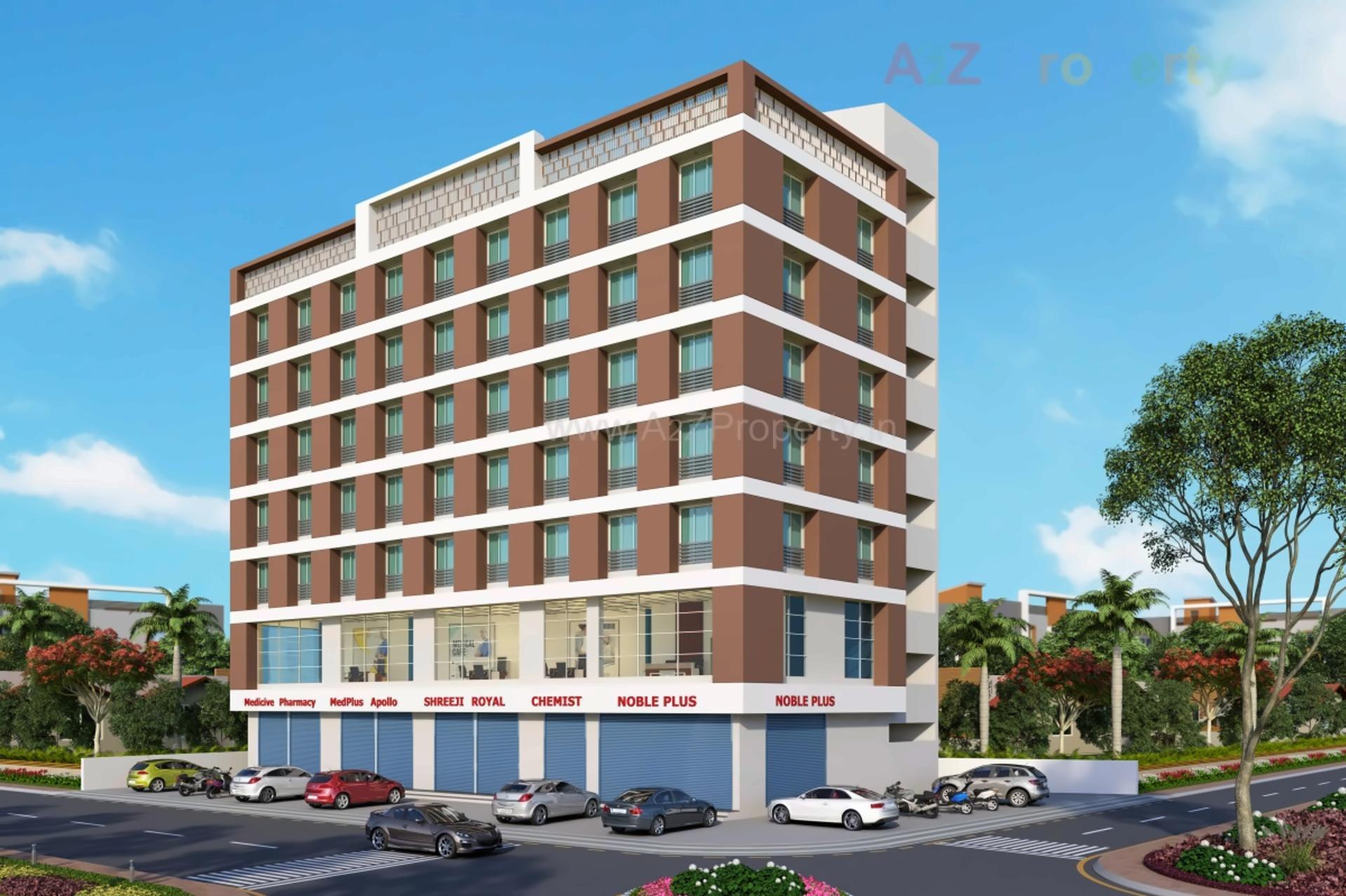 3D Elevation of real estate project Medi Plus located at Ahmedabad, Ahmedabad, Gujarat