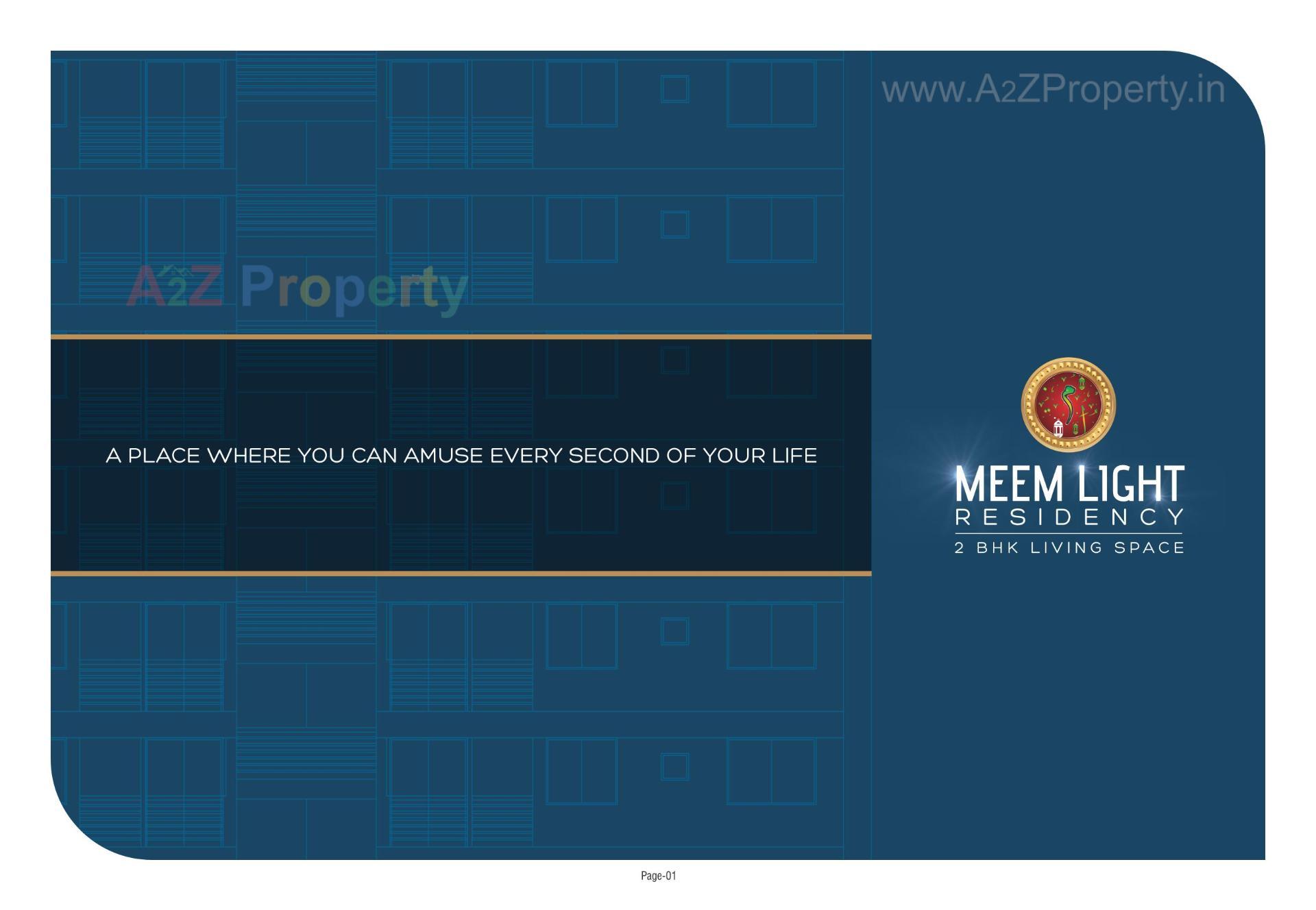 Layout of real estate project Meem Light Residency located at Vatva, Ahmedabad, Gujarat