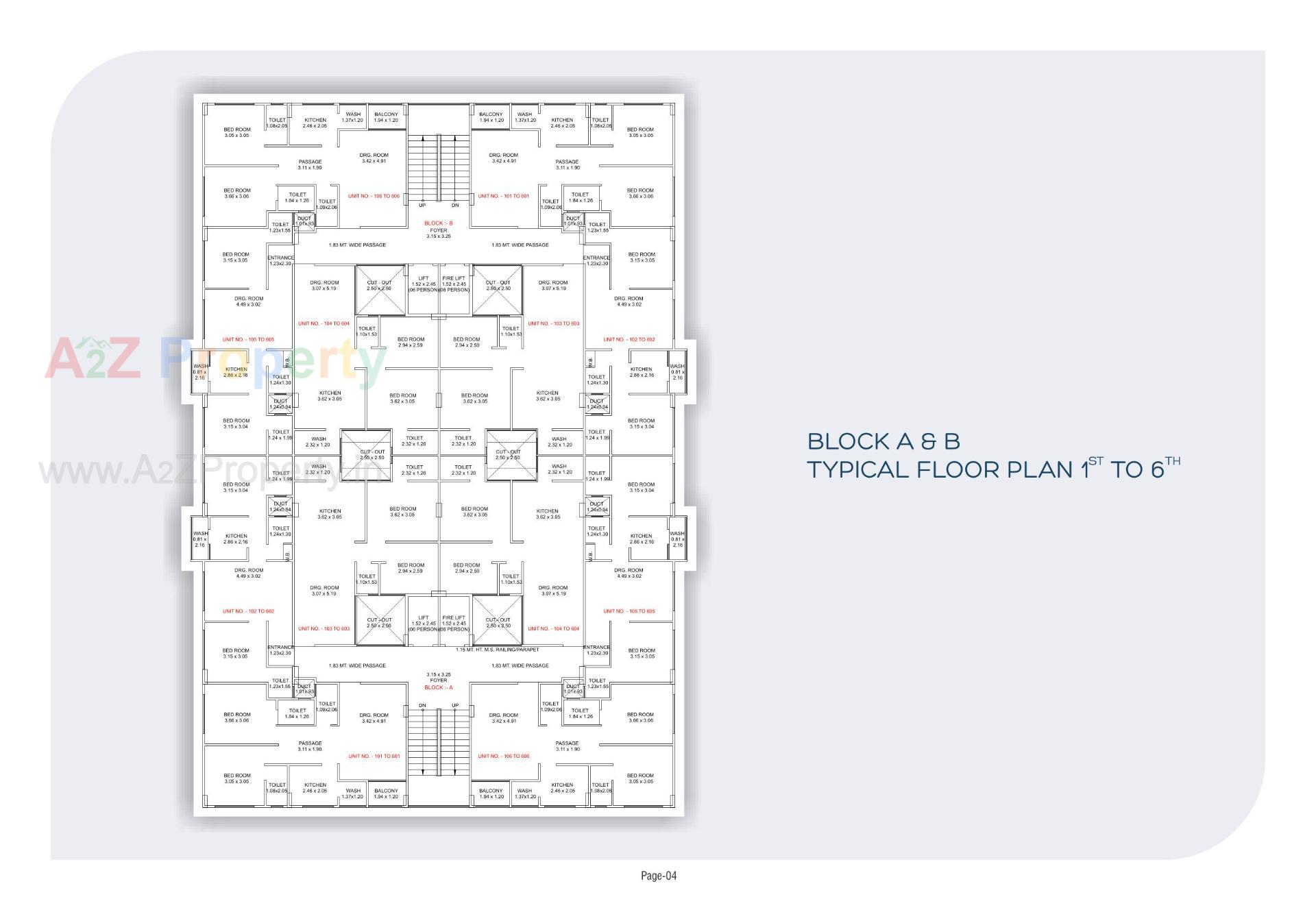 Layout of real estate project Meem Light Residency located at Vatva, Ahmedabad, Gujarat