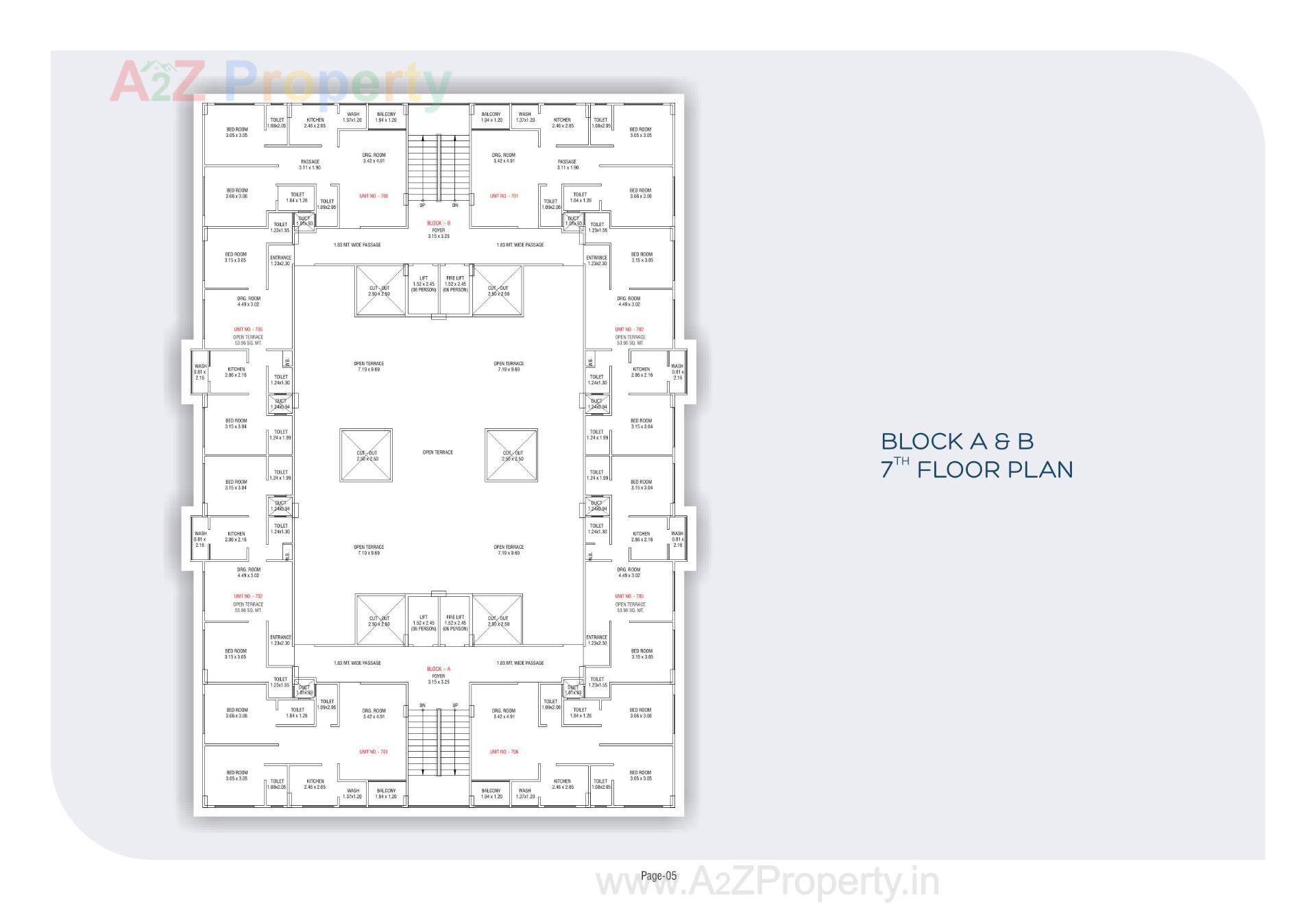Layout of real estate project Meem Light Residency located at Vatva, Ahmedabad, Gujarat