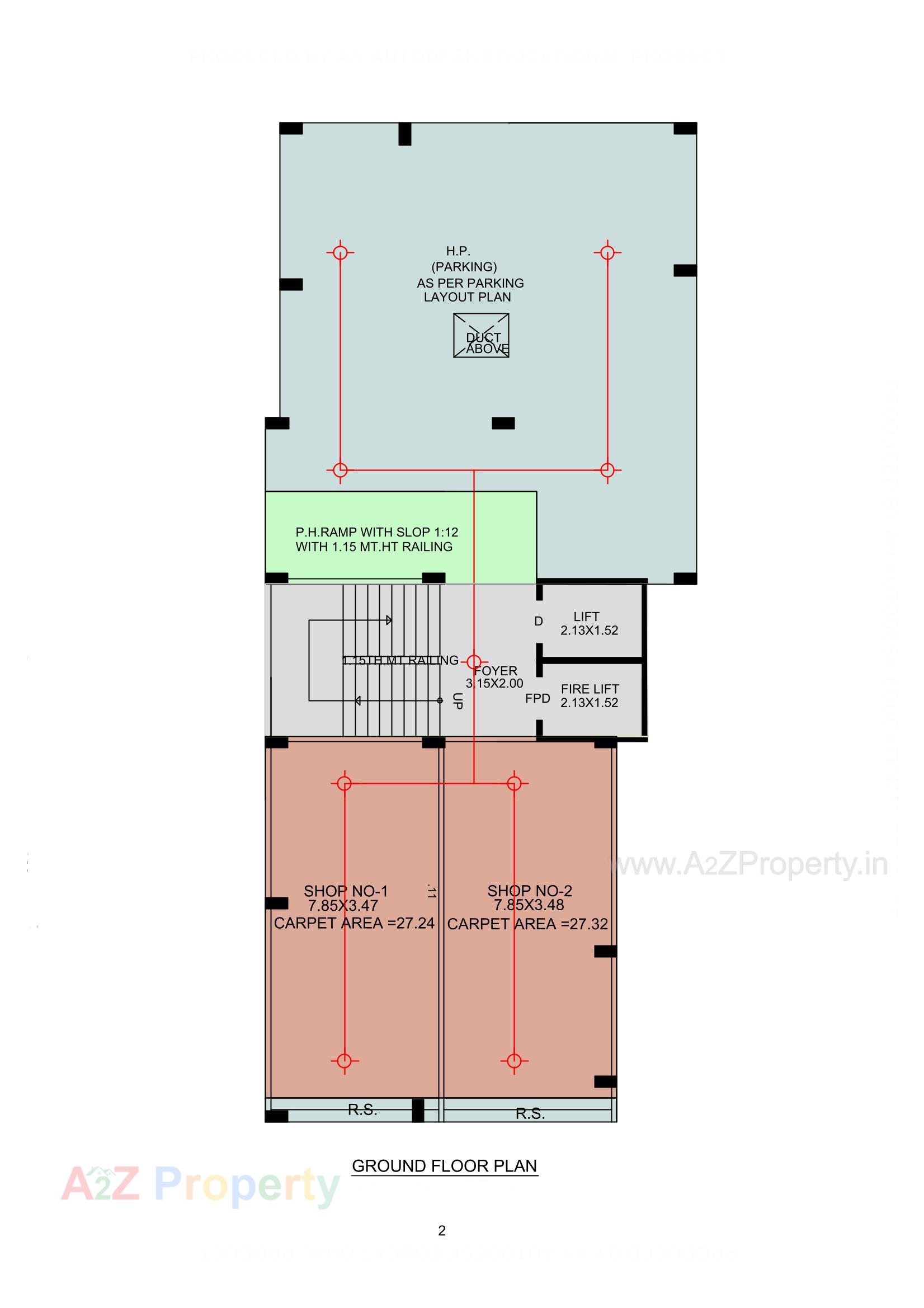 Layout of real estate project Meghashray located at Ahmedabad, Ahmedabad, Gujarat