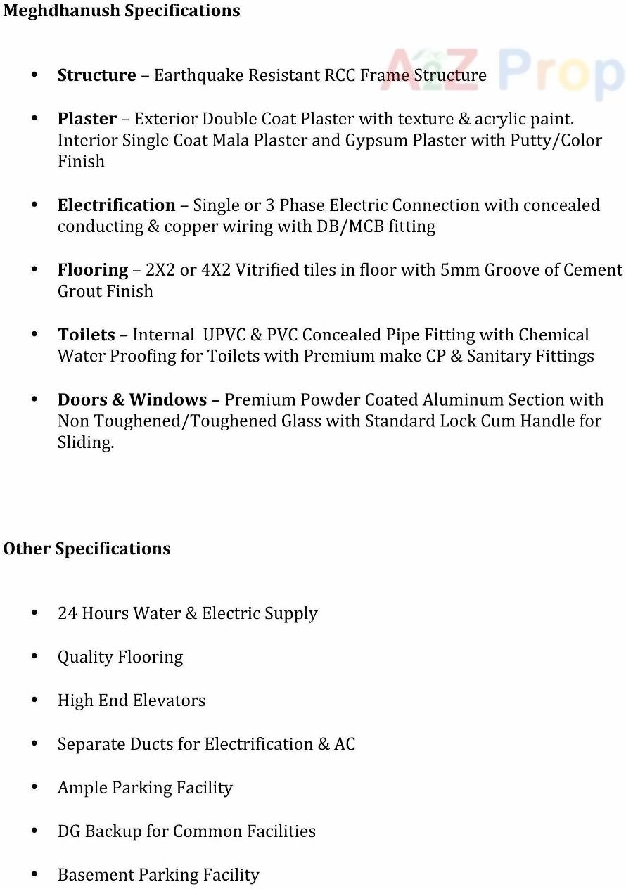 Project Specifications