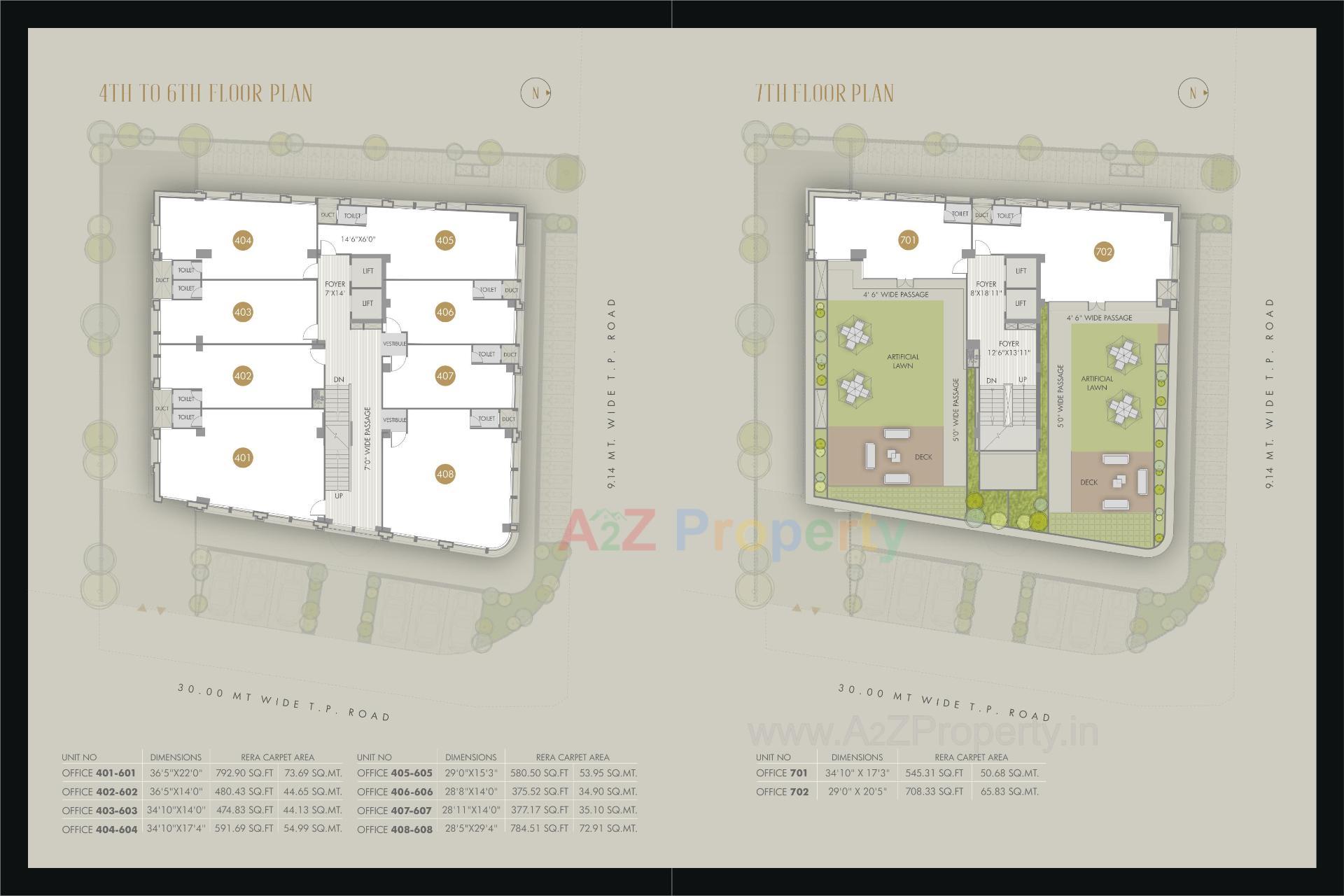 Layout of real estate project Mercado located at Changispura, Ahmedabad, Gujarat
