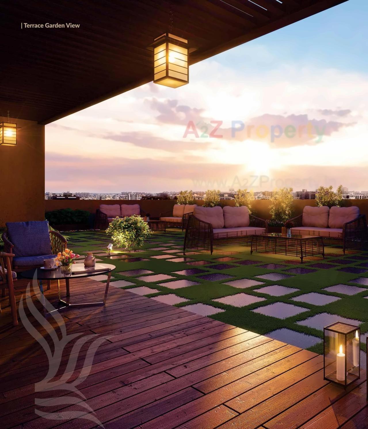 3D Elevation of real estate project Merlin Orion located at Vasna, Ahmedabad, Gujarat