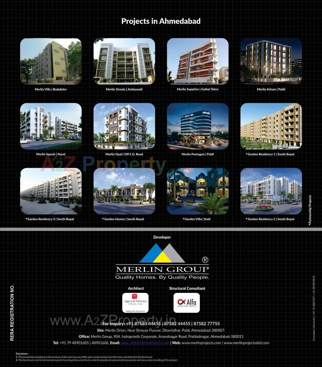  of real estate project Merlin Orion located at Vasna, Ahmedabad, Gujarat