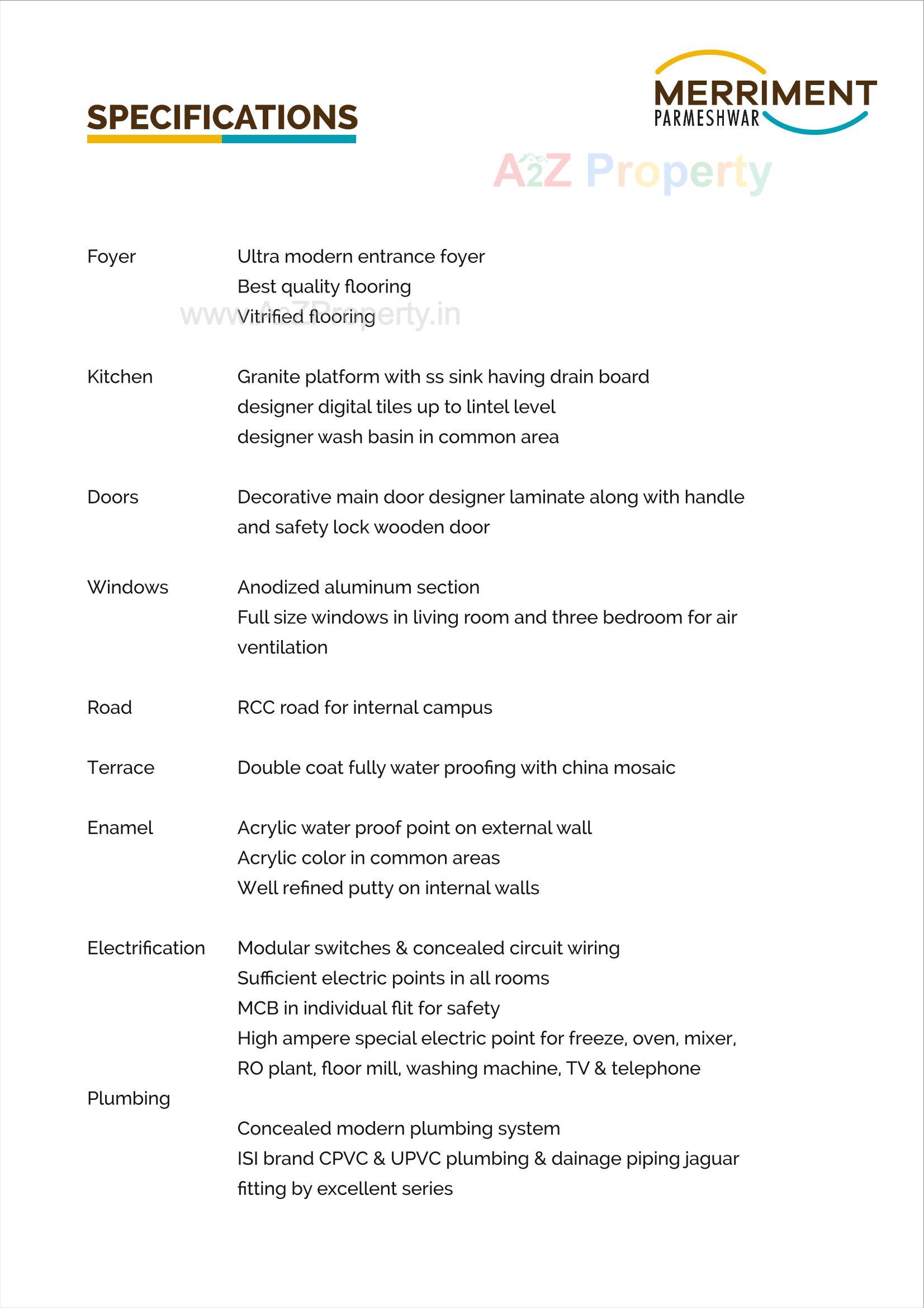  of real estate project Merriment Parmeshwar located at Chandkheda, Ahmedabad, Gujarat