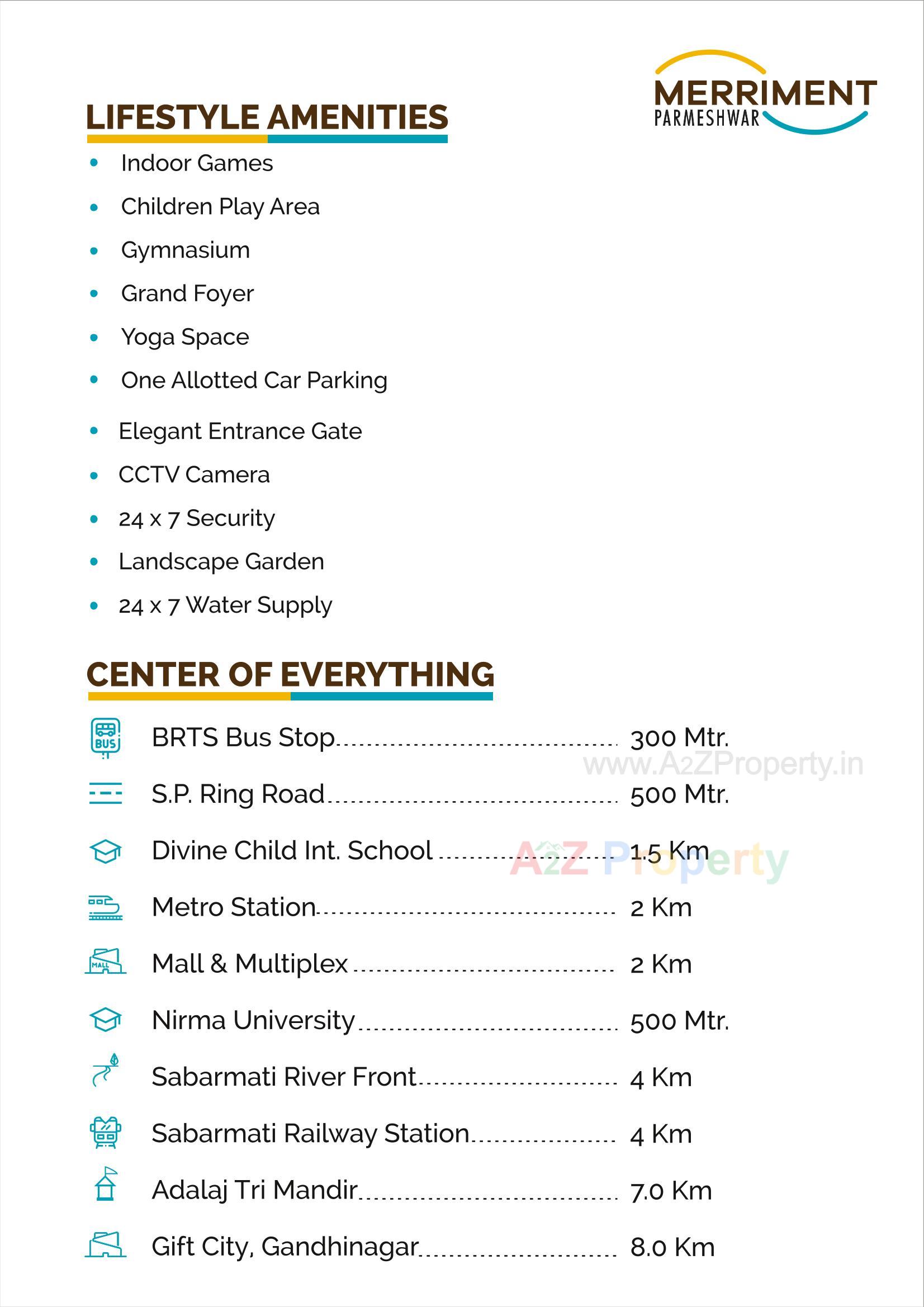  of real estate project Merriment Parmeshwar located at Chandkheda, Ahmedabad, Gujarat