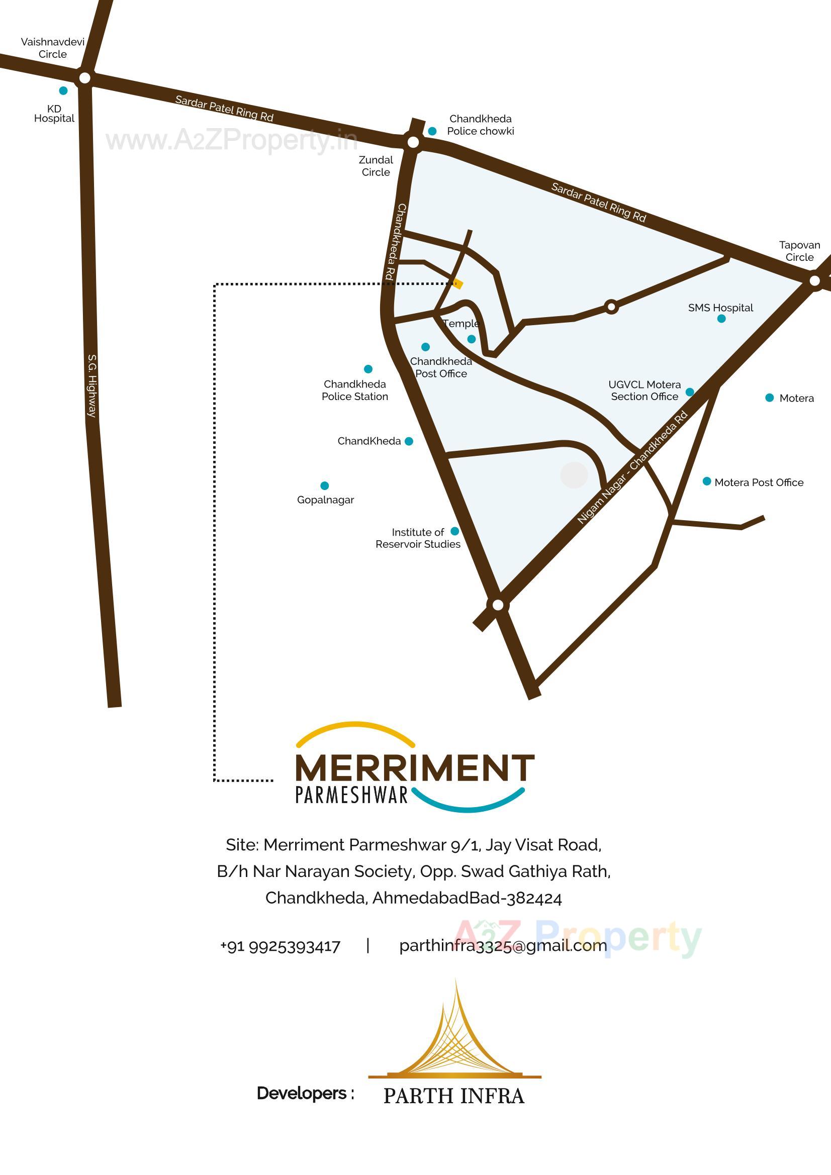  of real estate project Merriment Parmeshwar located at Chandkheda, Ahmedabad, Gujarat
