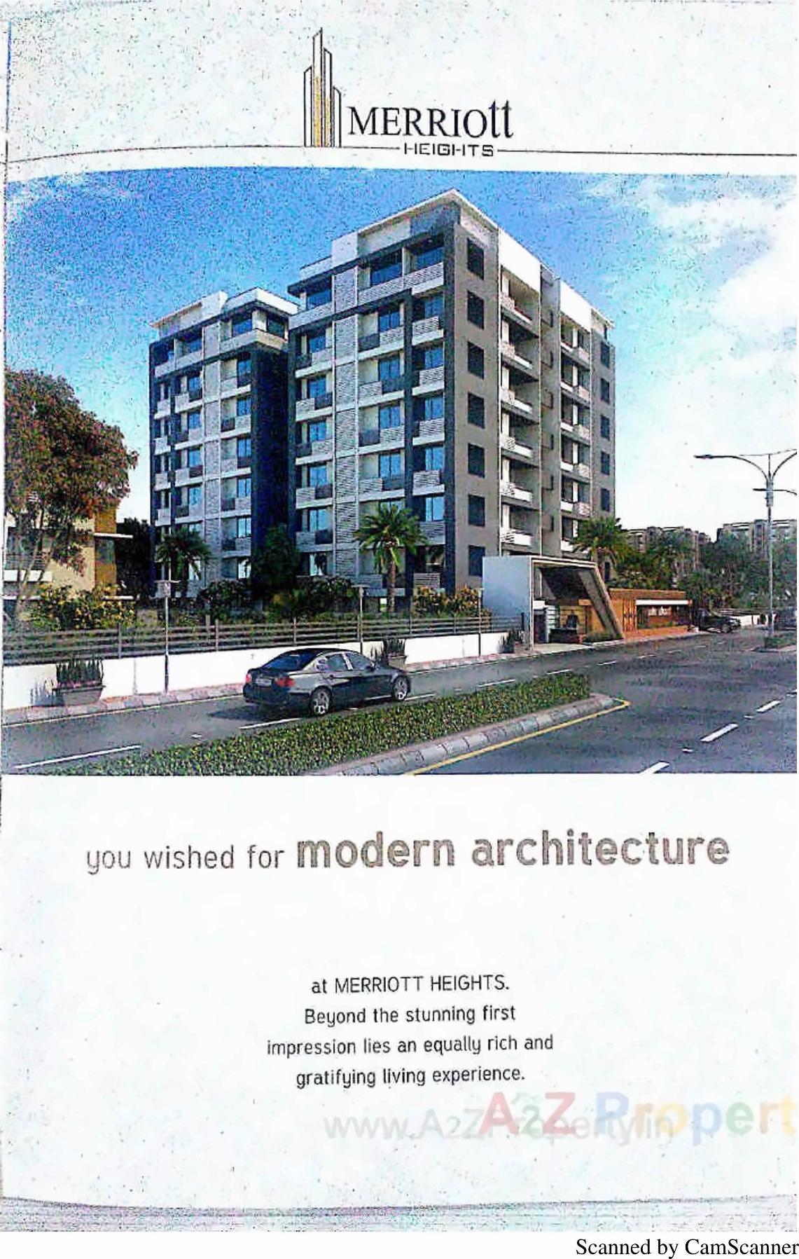 3D Elevation of real estate project Merriott Heights located at Nikol, Ahmedabad, Gujarat