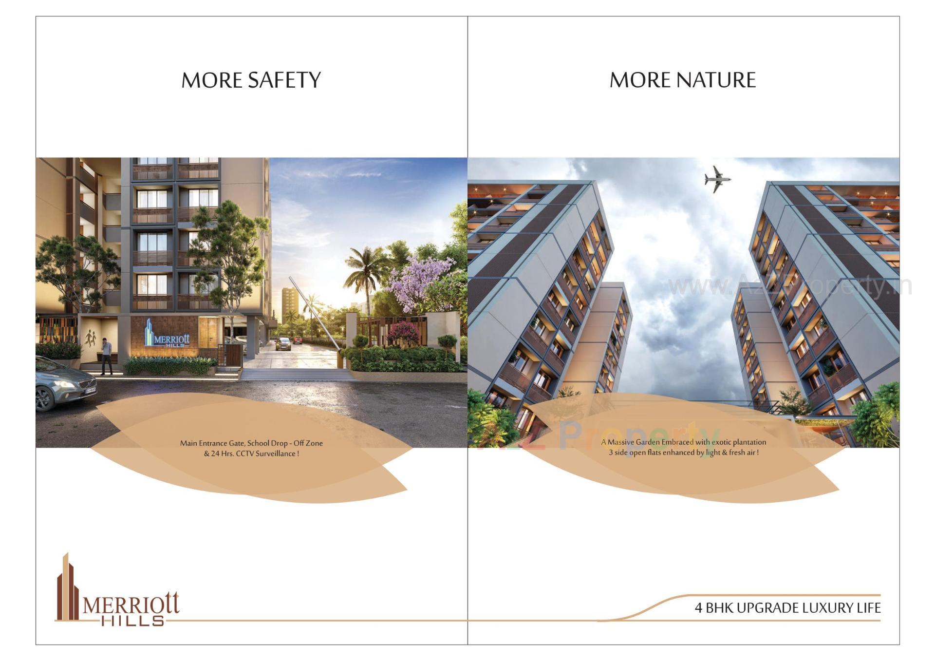 3D Elevation of real estate project Merriott Hills located at Nikol, Ahmedabad, Gujarat