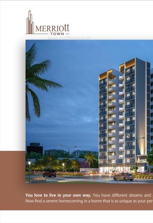 Elevation of real estate project Merriott Town located at Nikol, Ahmedabad, Gujarat