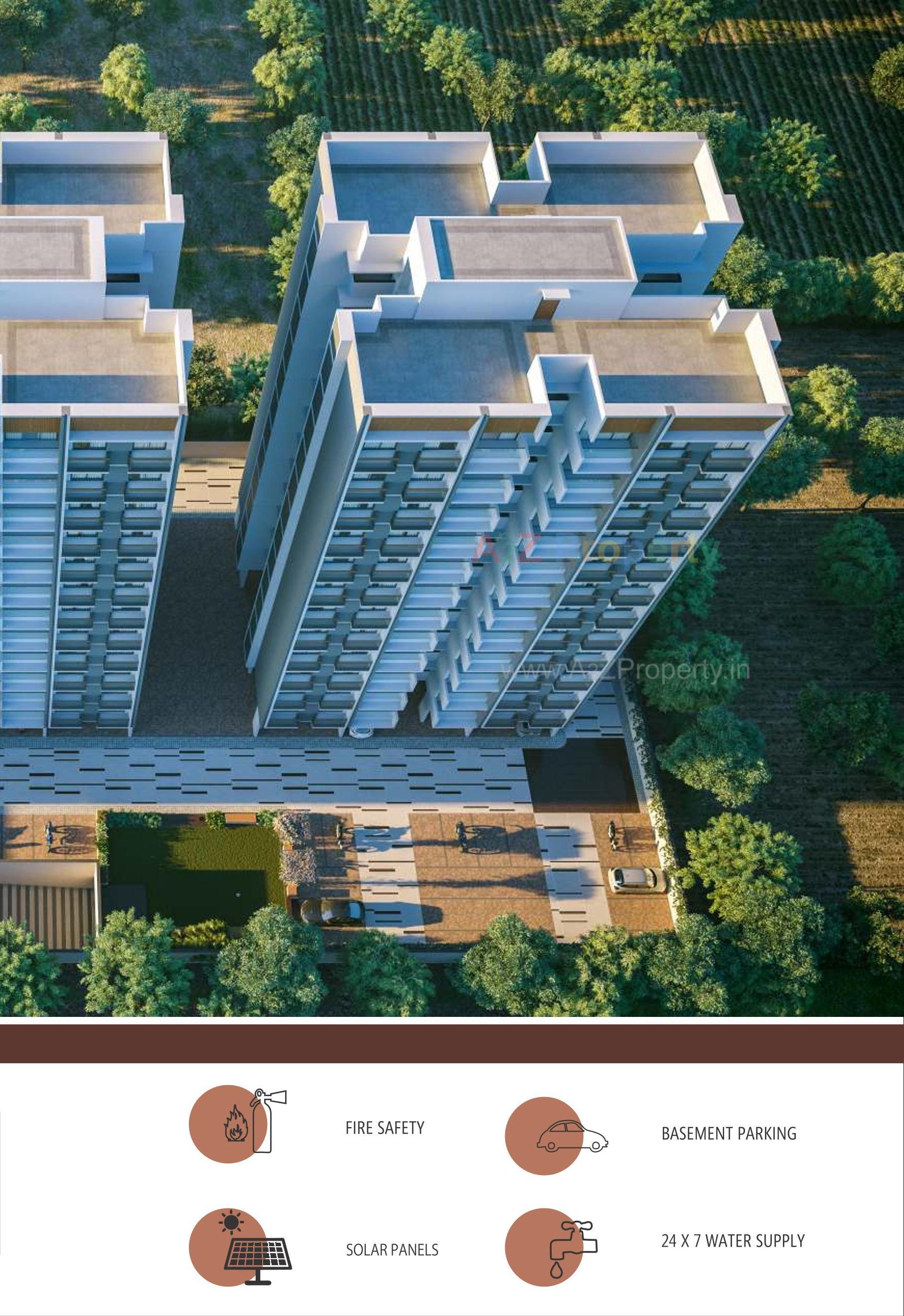 3D Elevation of real estate project Merriott Town located at Nikol, Ahmedabad, Gujarat