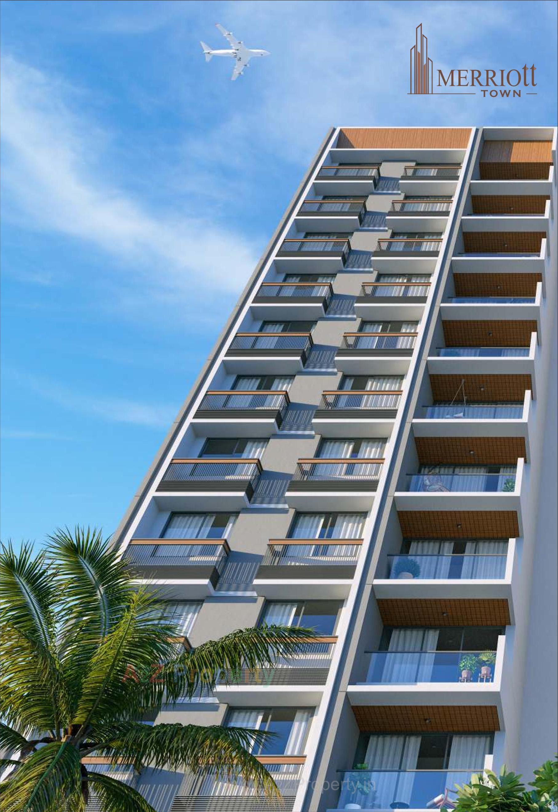 3D Elevation of real estate project Merriott Town located at Nikol, Ahmedabad, Gujarat