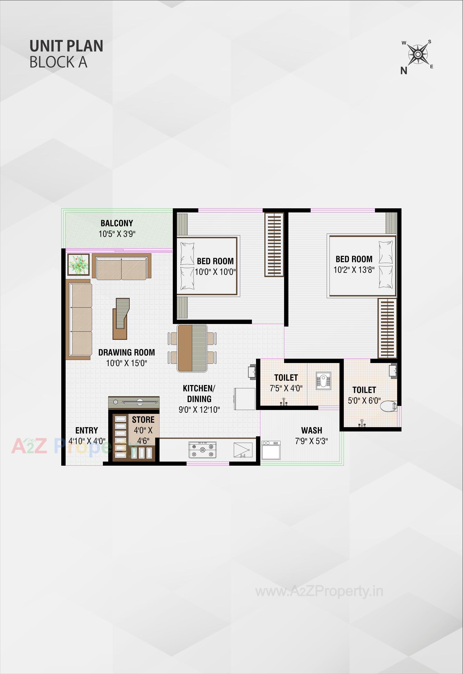 Layout of real estate project Merriott Town located at Nikol, Ahmedabad, Gujarat