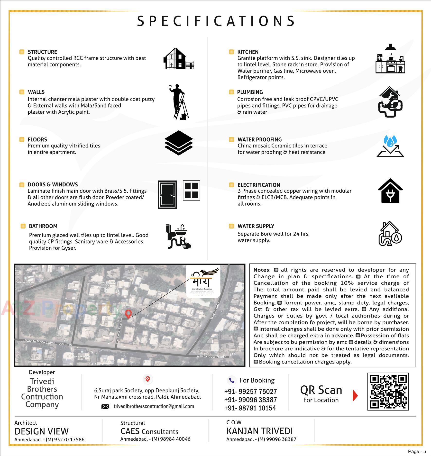  of real estate project Mira Mohan Elegance located at Paldi, Ahmedabad, Gujarat