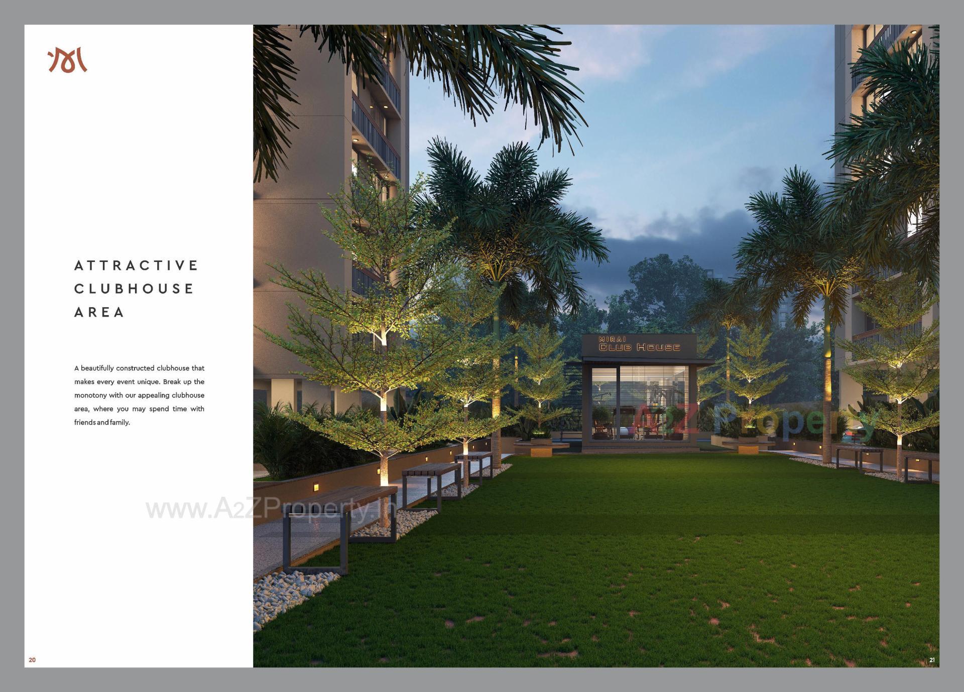 3D Elevation of real estate project Mirai located at Gota, Ahmedabad, Gujarat