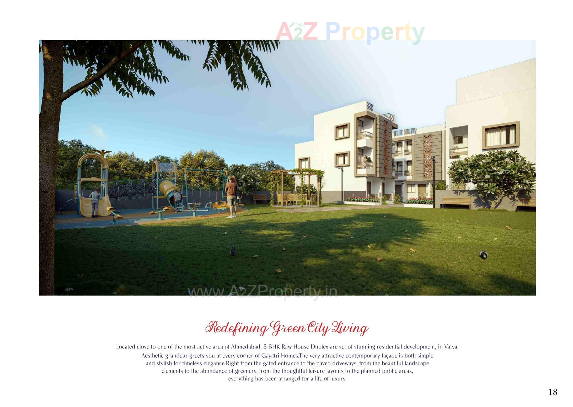 3D Elevation of real estate project Mivaan Gayatri Homes located at Vatva, Ahmedabad, Gujarat