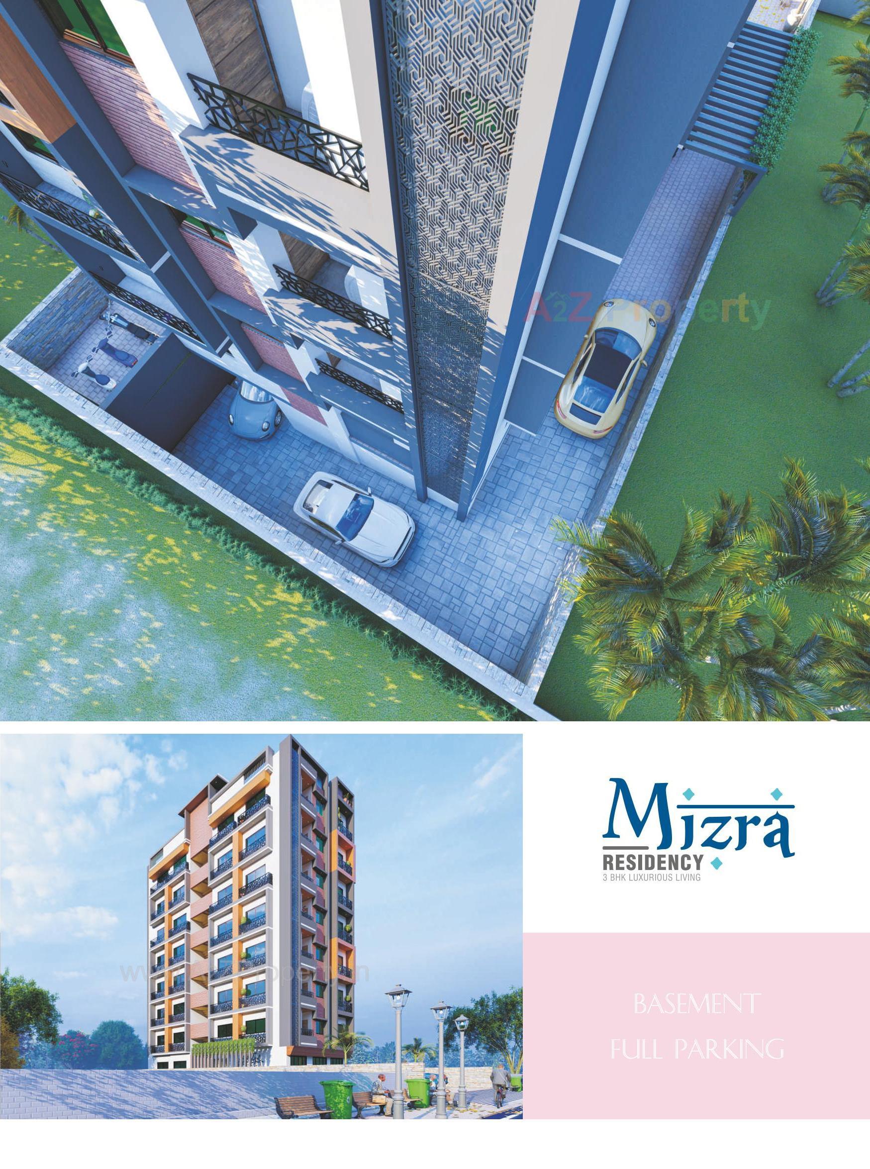3D Elevation of real estate project Mizra Residency located at Gyaspur, Ahmedabad, Gujarat