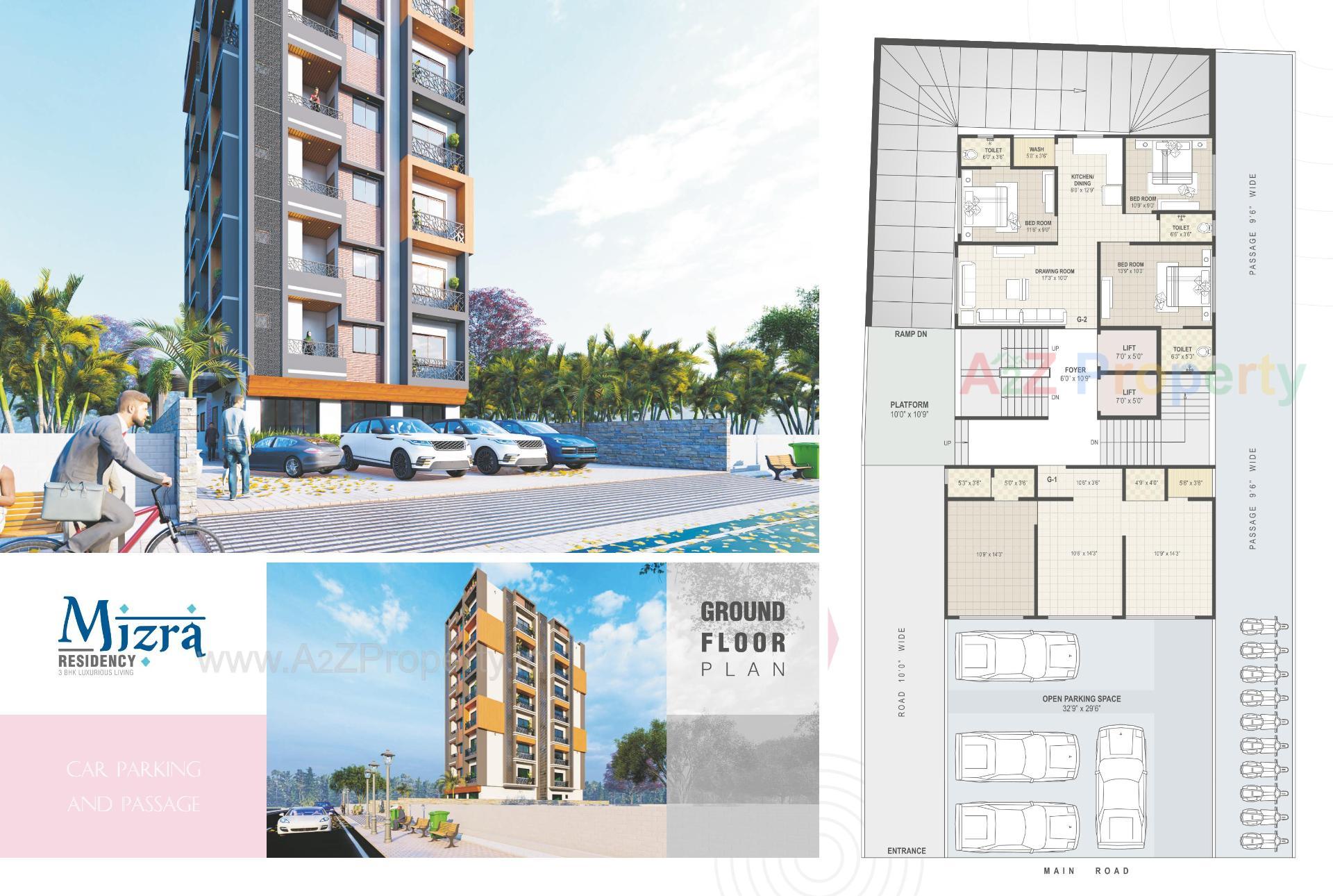  of real estate project Mizra Residency located at Gyaspur, Ahmedabad, Gujarat