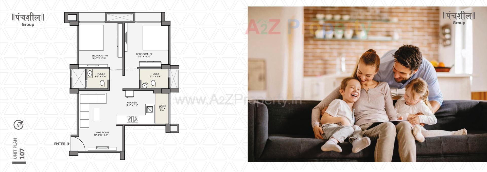 Layout of real estate project Mohan Morari located at Vasna, Ahmedabad, Gujarat