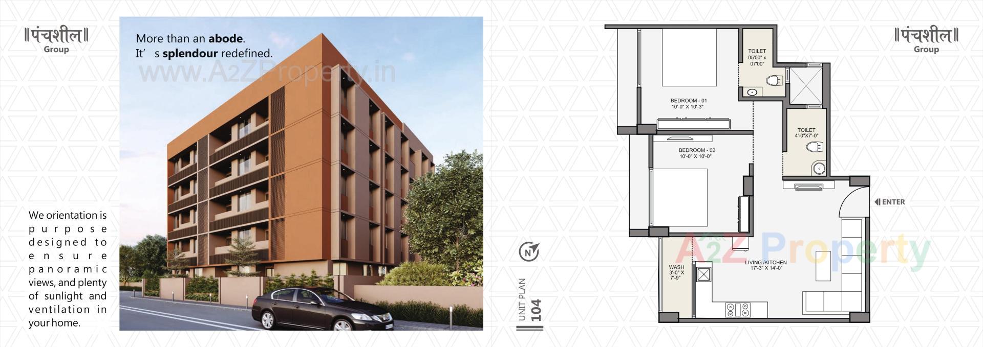 Layout of real estate project Mohan Morari located at Vasna, Ahmedabad, Gujarat