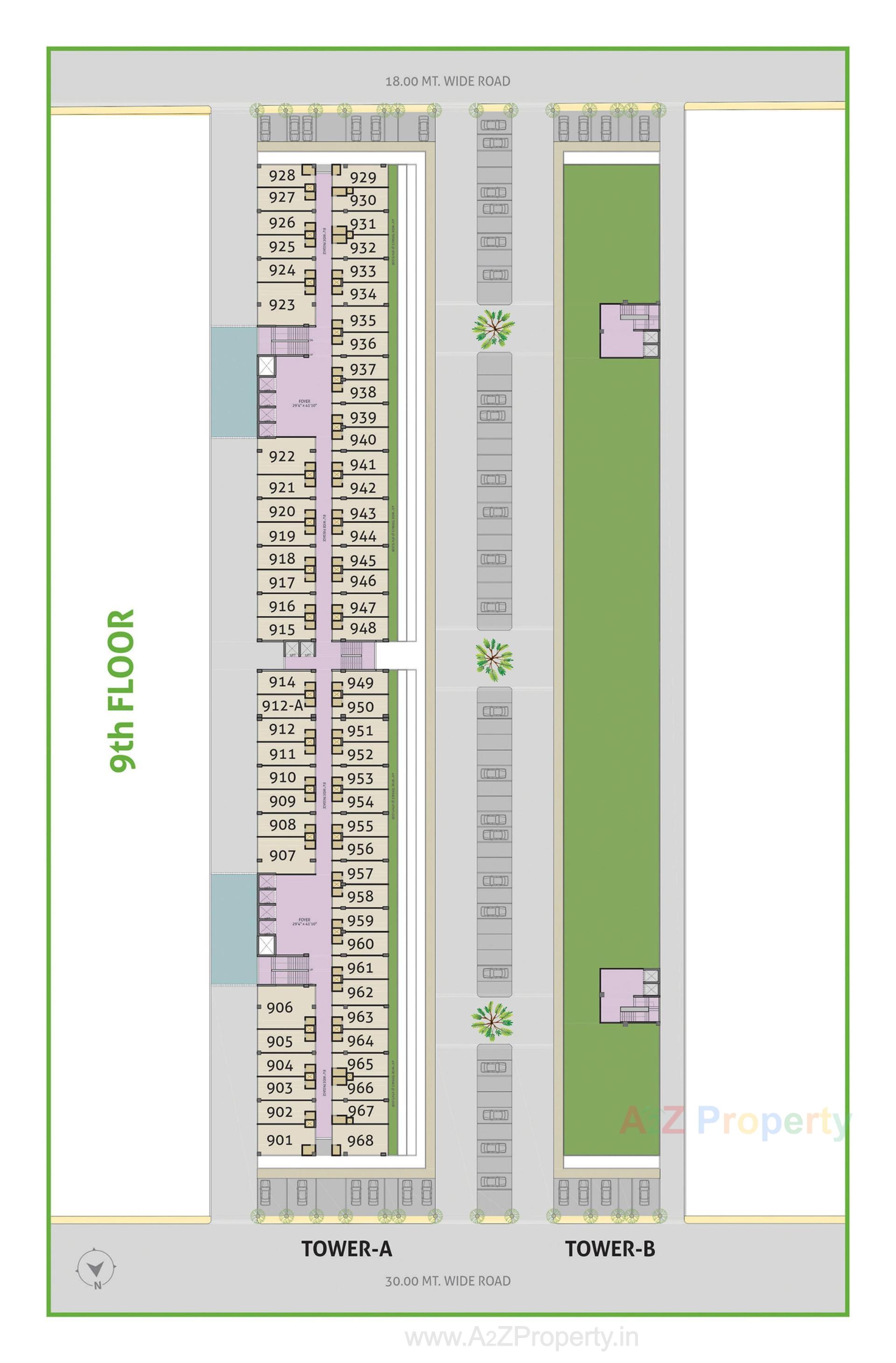 Layout of real estate project Money Plant High Street located at Ahmedabad, Ahmedabad, Gujarat