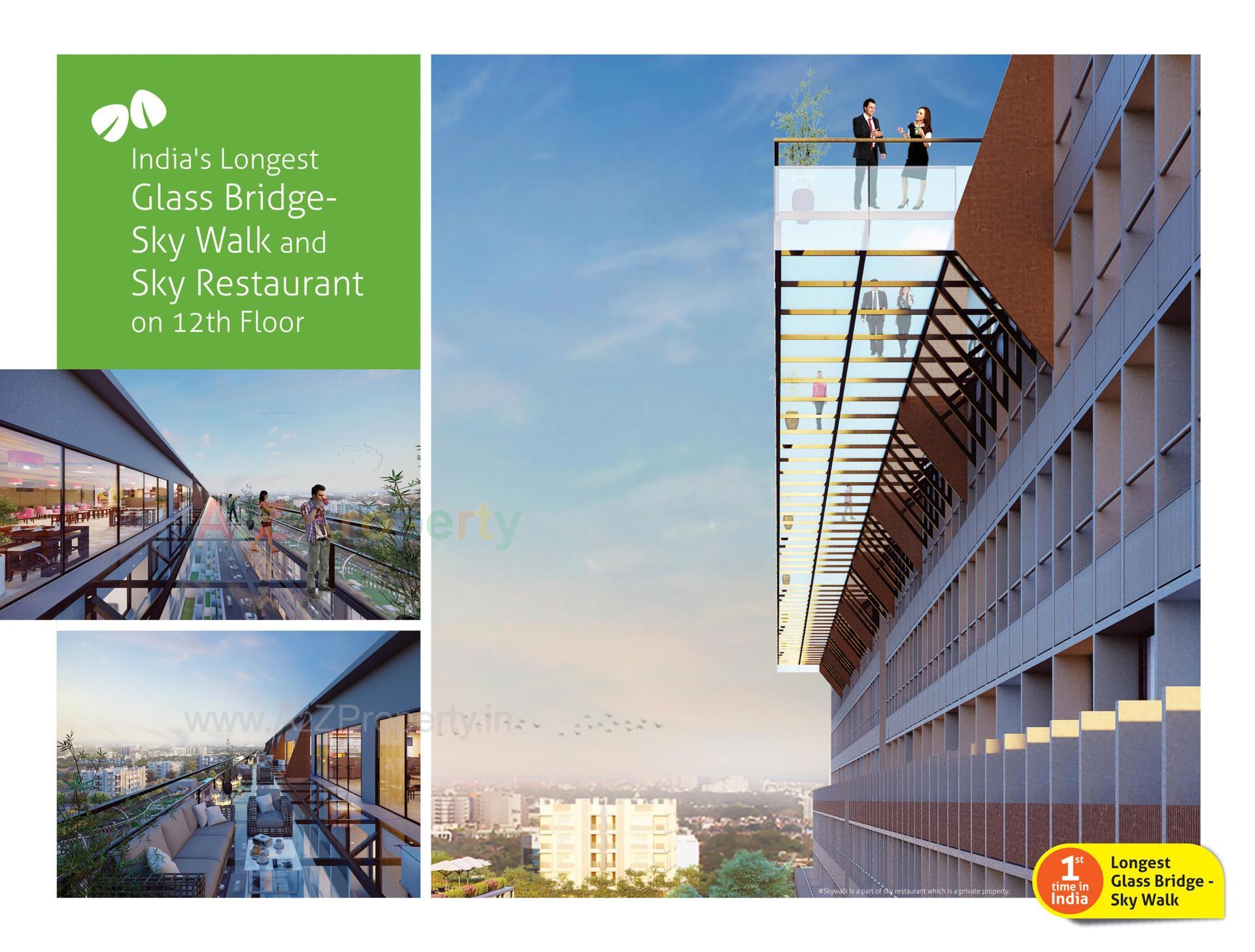 3D Elevation of real estate project Money Plant High Street located at Ahmedabad, Ahmedabad, Gujarat