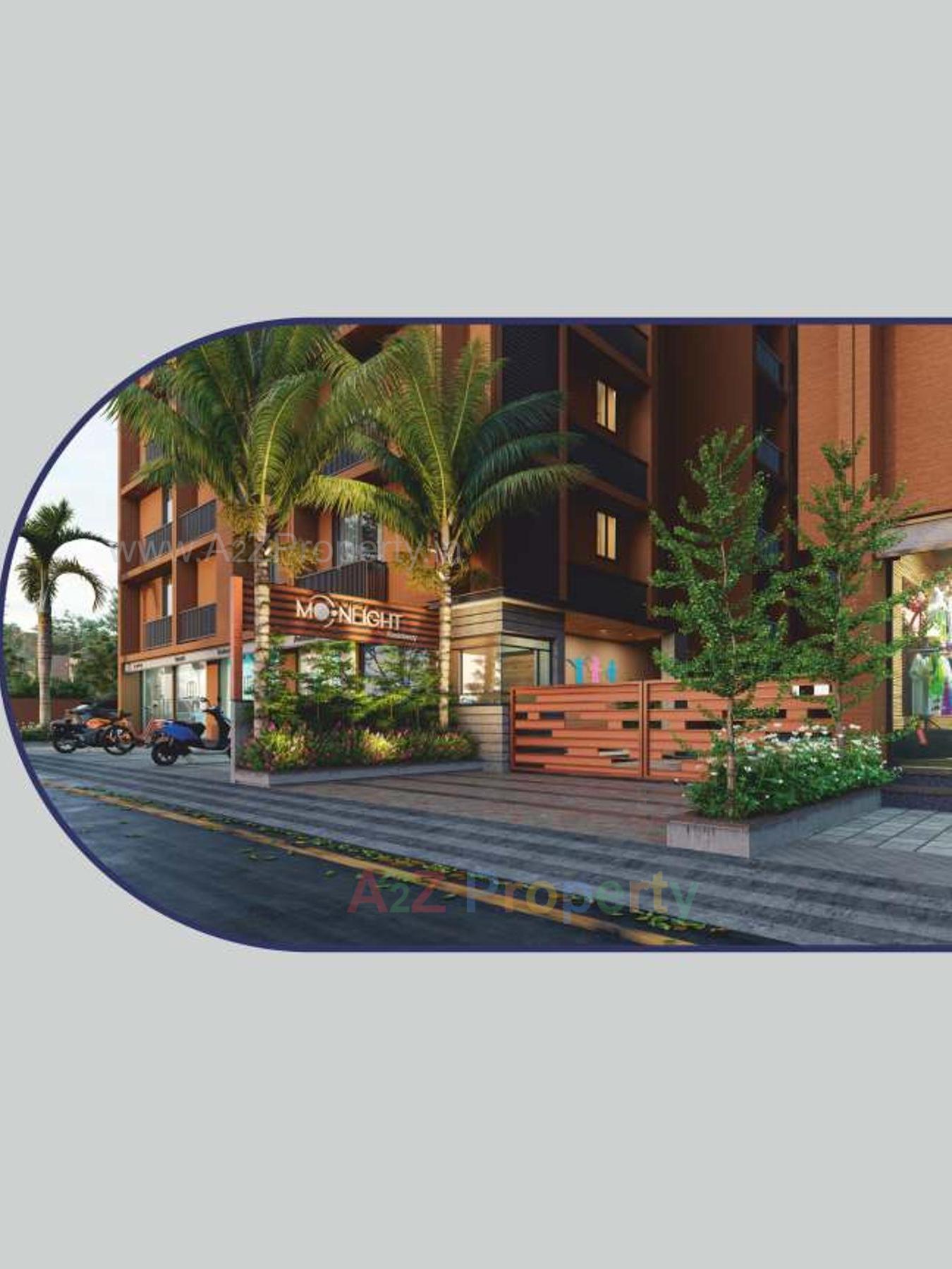 3D Elevation of real estate project Moonlight Residency located at Vatva, Ahmedabad, Gujarat