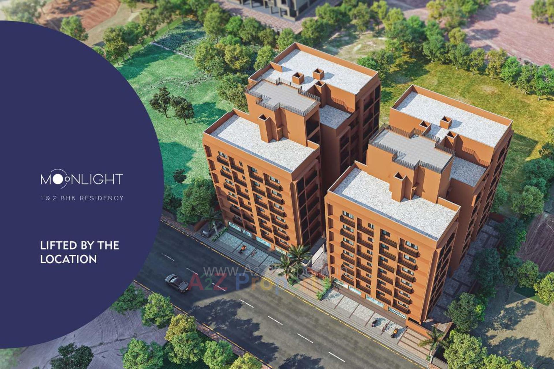 3D Elevation of real estate project Moonlight Residency located at Vatva, Ahmedabad, Gujarat