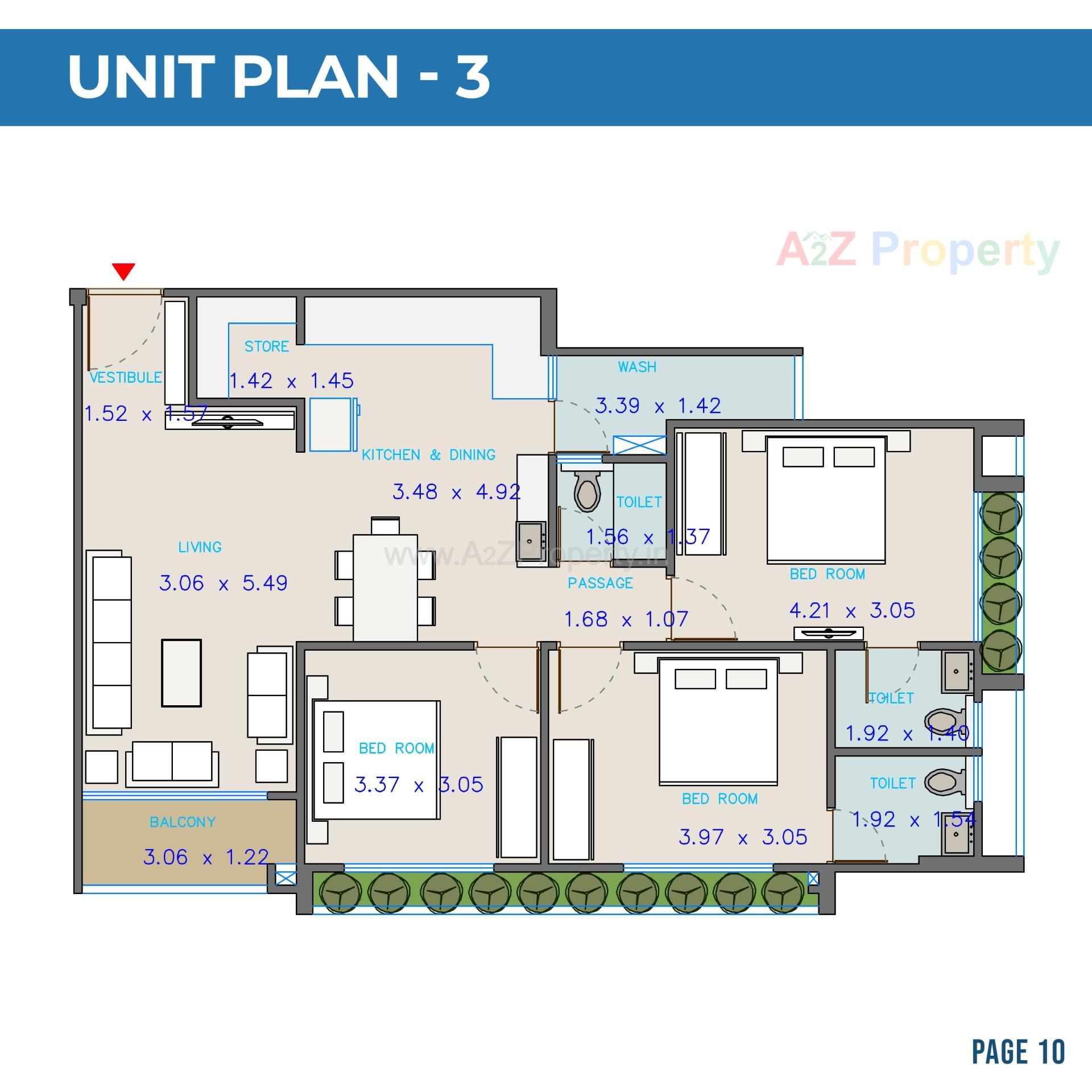 Layout of real estate project Morena Apartment located at Chhadavad, Ahmedabad, Gujarat
