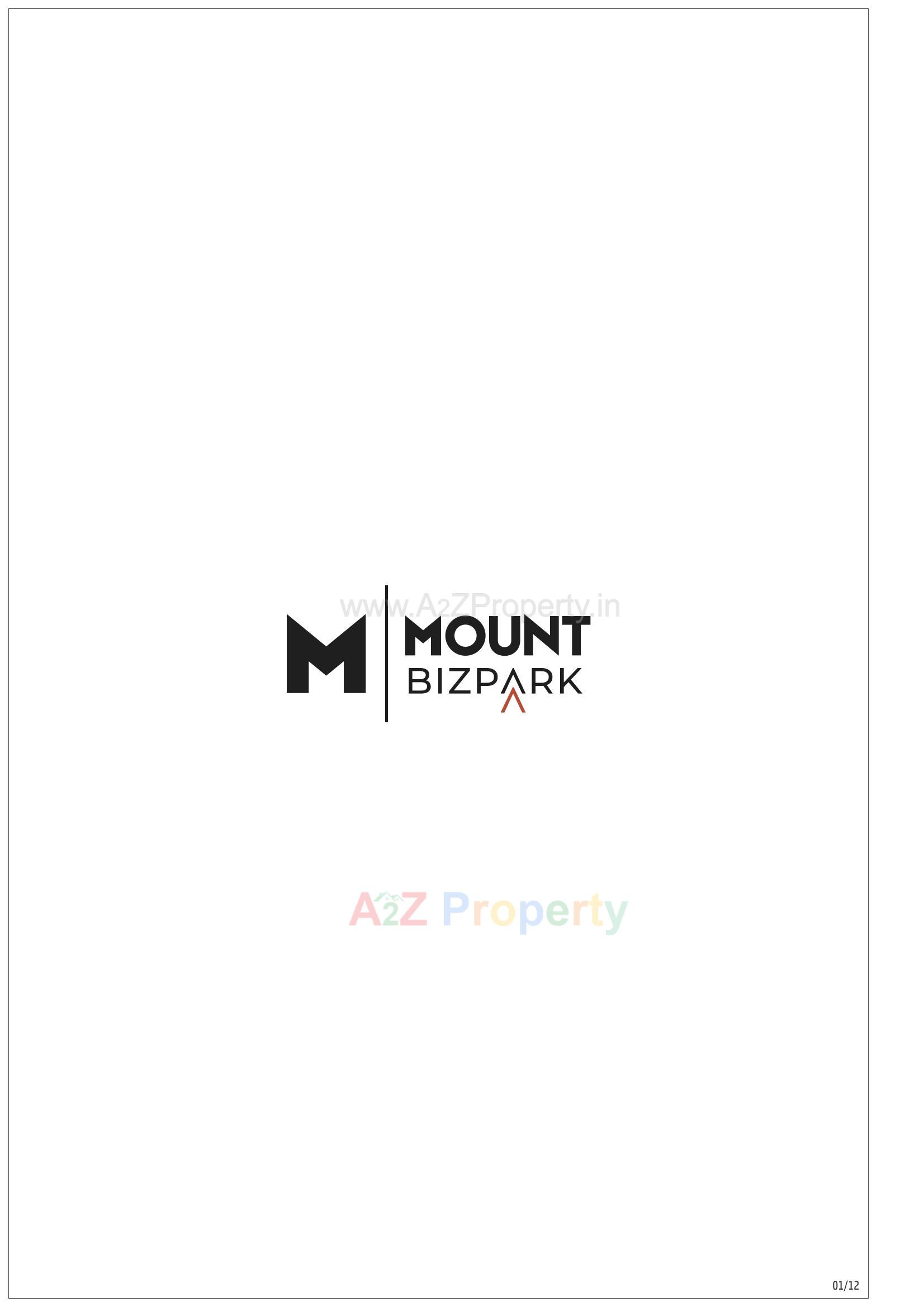  of real estate project Mount Bizpark located at Tragad, Ahmedabad, Gujarat
