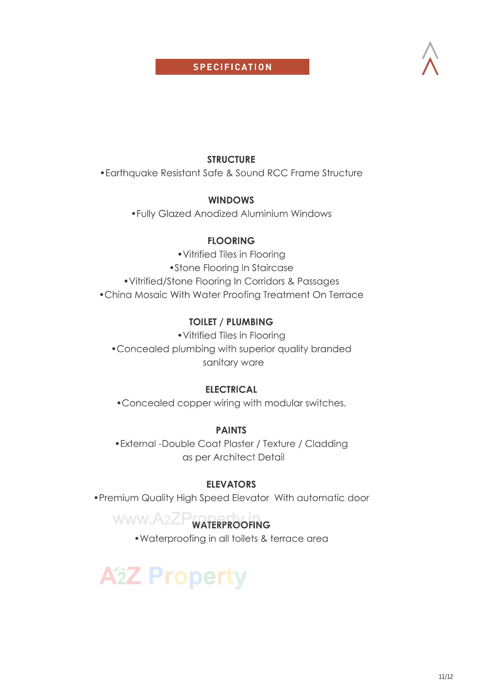  of real estate project Mount Bizpark located at Tragad, Ahmedabad, Gujarat