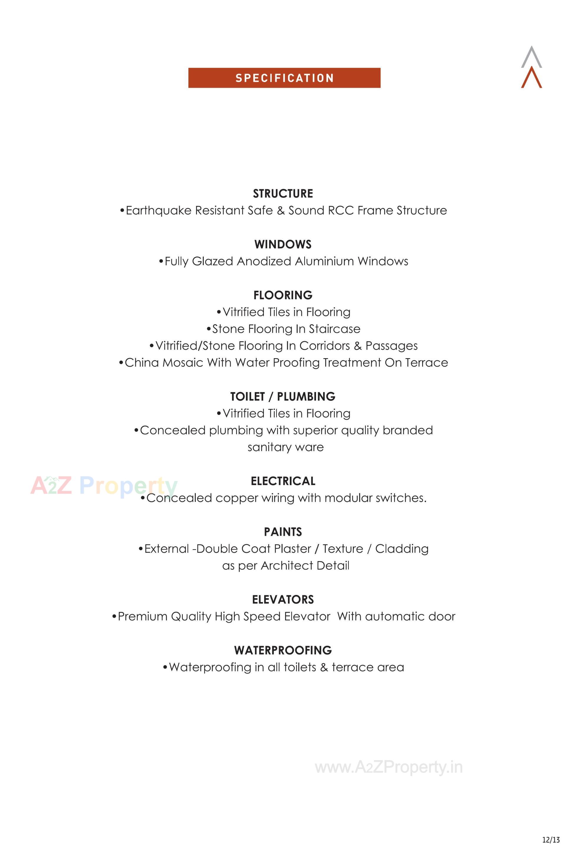  of real estate project Mount Bizpark located at Tragad, Ahmedabad, Gujarat