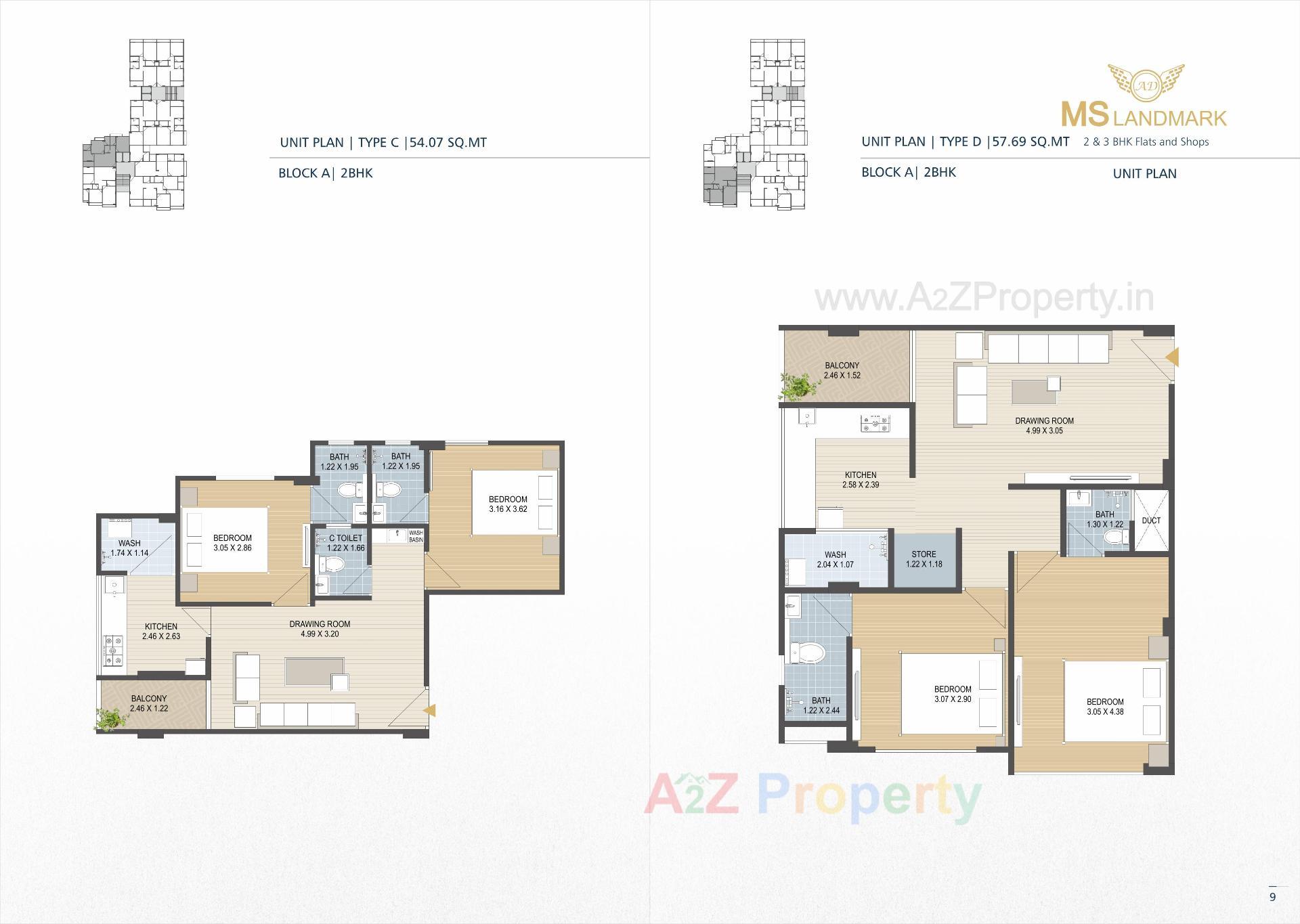 Layout of real estate project Ms Landmark located at Danilimda, Ahmedabad, Gujarat