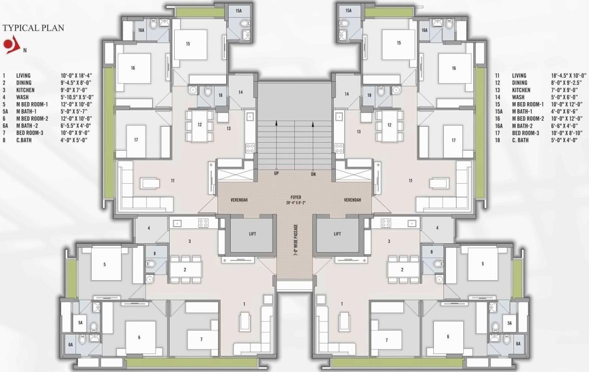 Layout of real estate project Mulberry Heights located at Shilaj, Ahmedabad, Gujarat