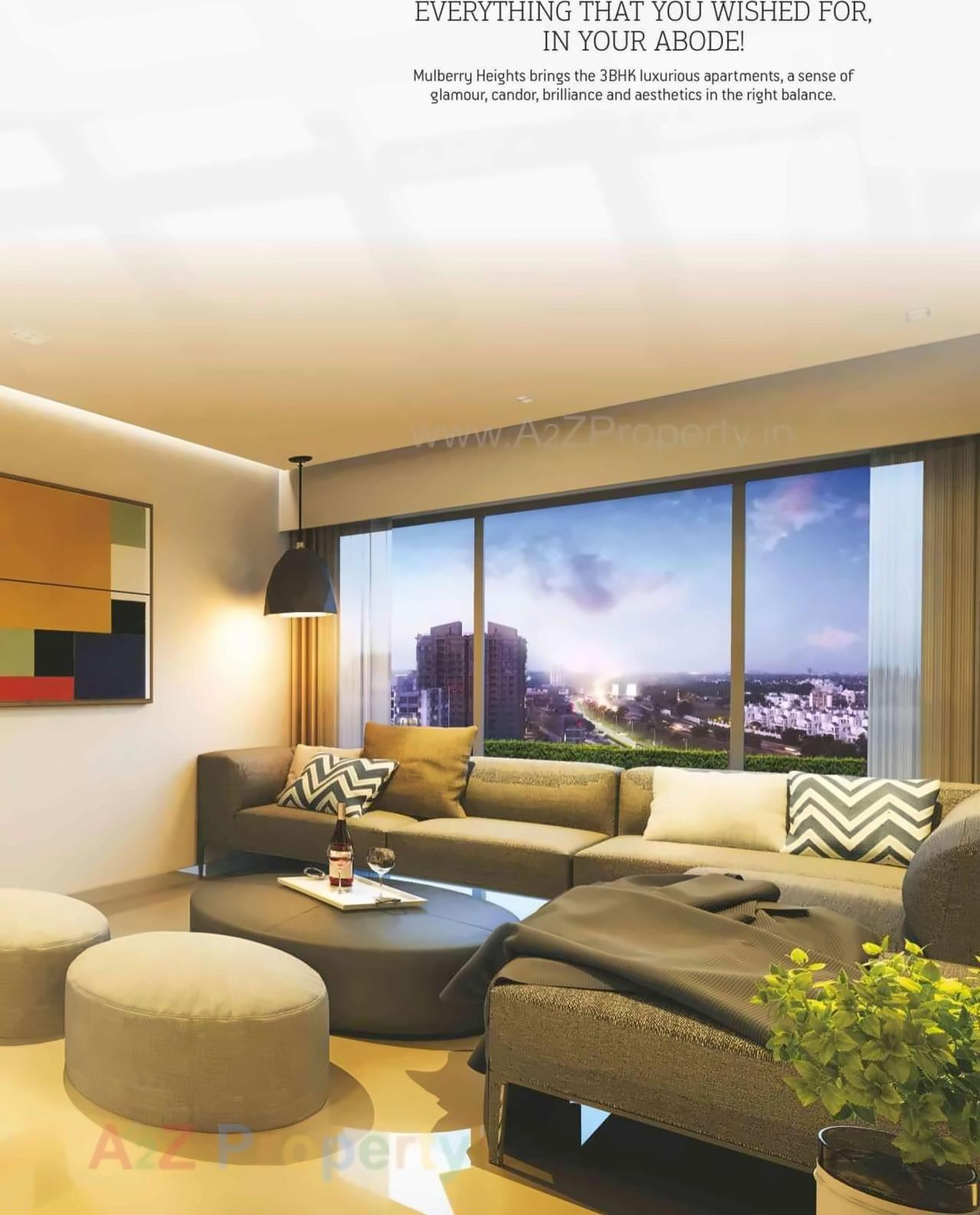 3D Elevation of real estate project Mulberry Heights located at Shilaj, Ahmedabad, Gujarat