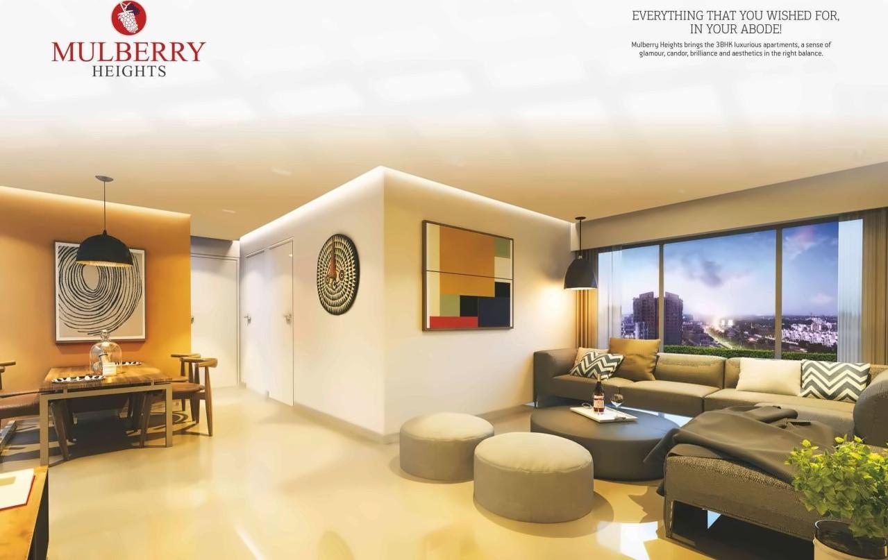 3D Elevation of real estate project Mulberry Heights located at Shilaj, Ahmedabad, Gujarat