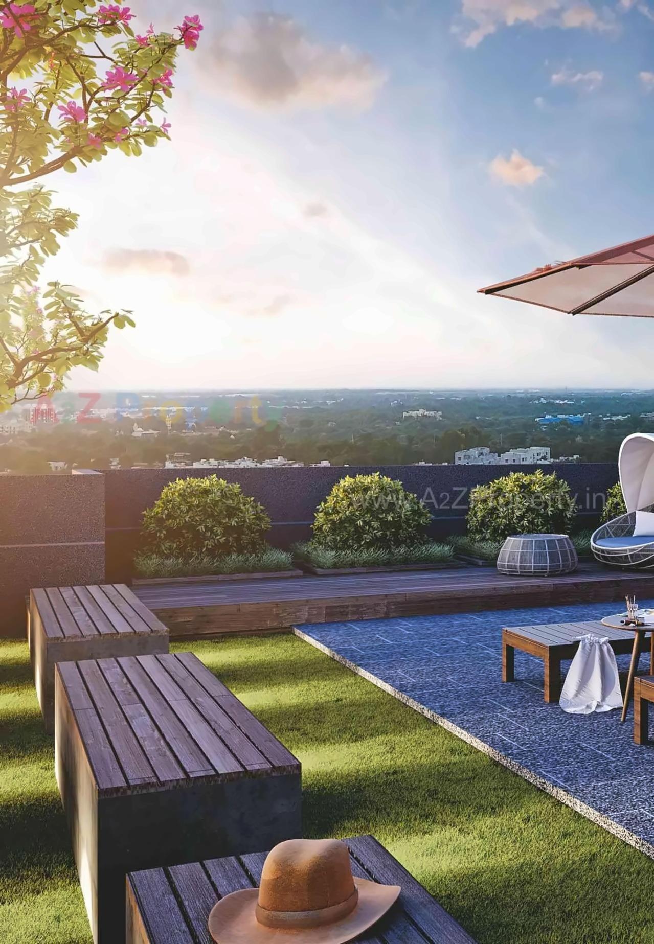 3D Elevation of real estate project Mulberry Heights located at Shilaj, Ahmedabad, Gujarat