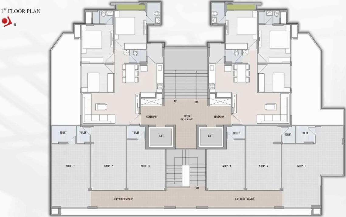 Layout of real estate project Mulberry Heights located at Shilaj, Ahmedabad, Gujarat