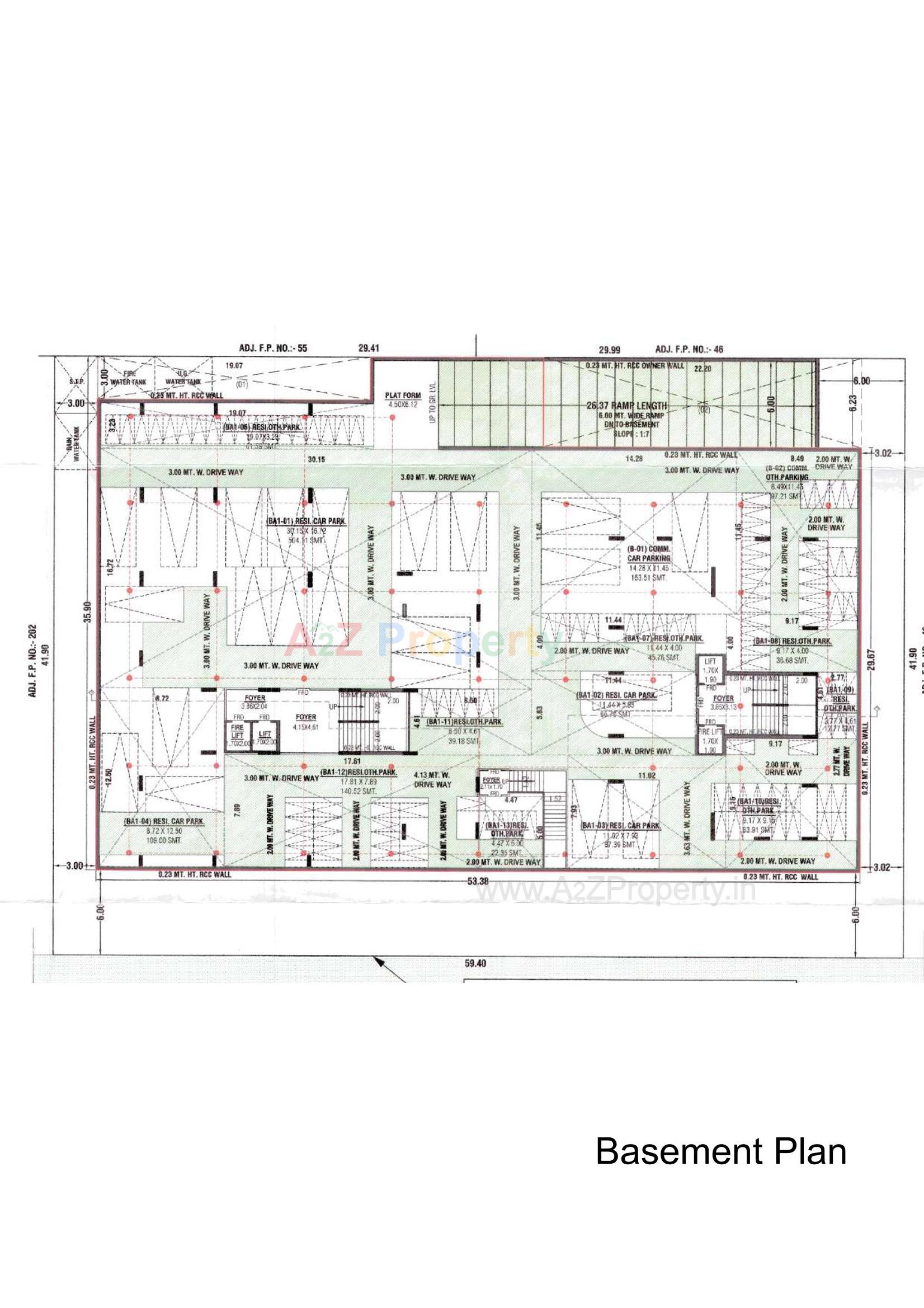 Layout of real estate project Muni Sankalp located at Vastral, Ahmedabad, Gujarat