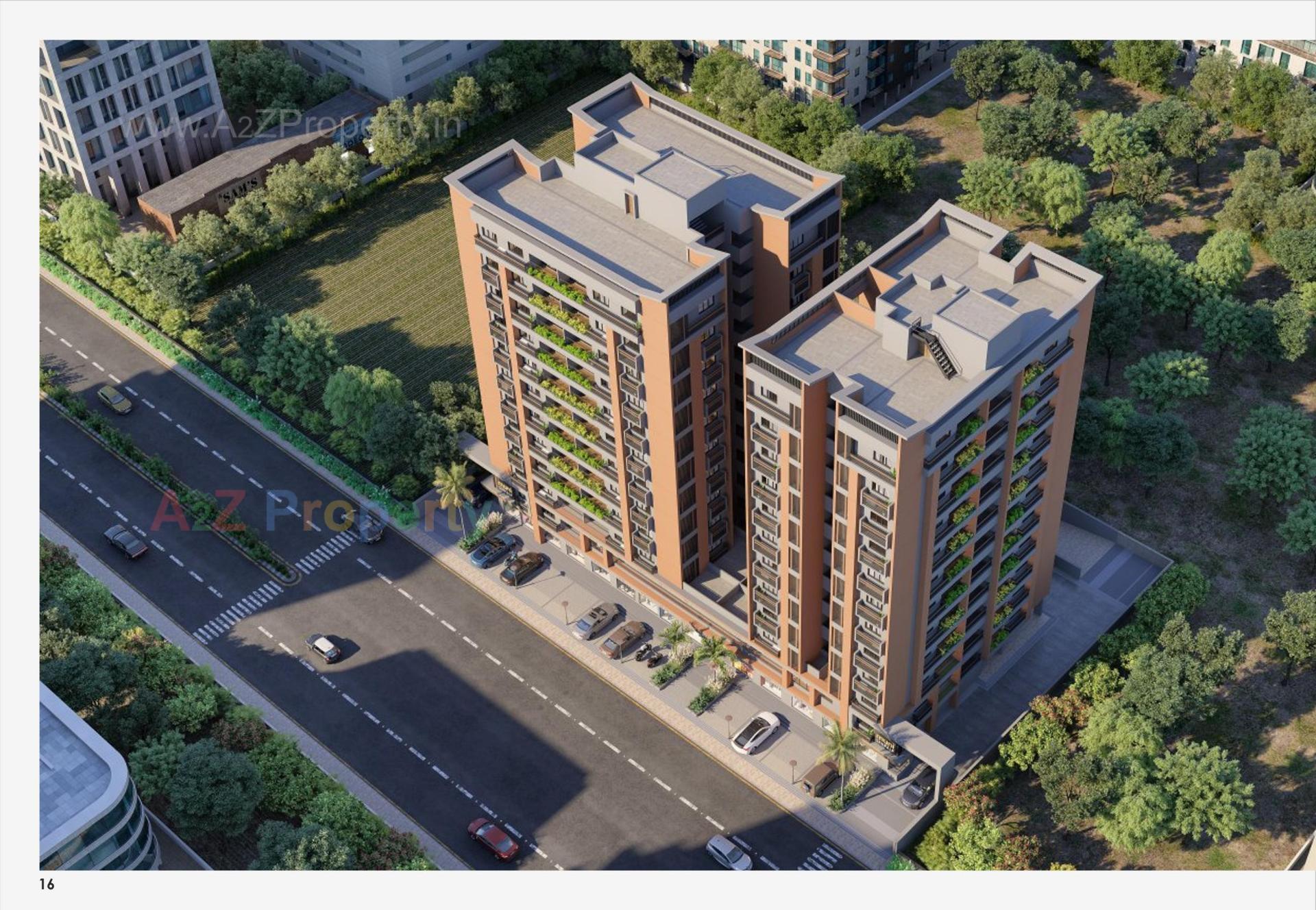 3D Elevation of real estate project Muni Sankalp located at Vastral, Ahmedabad, Gujarat