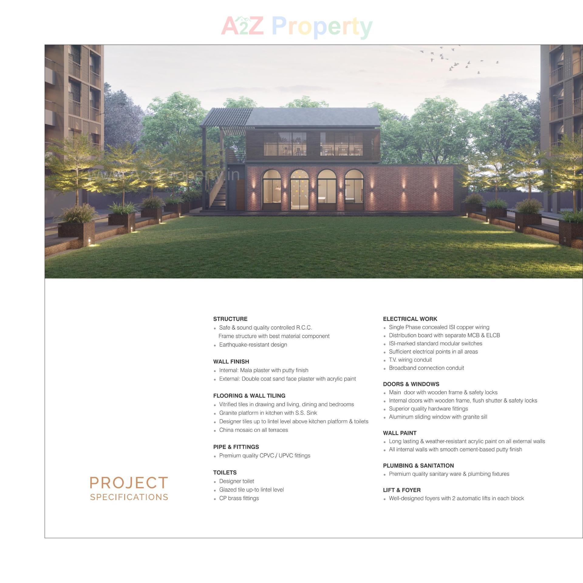 3D Elevation of real estate project N B Sarvam located at Sanand, Ahmedabad, Gujarat