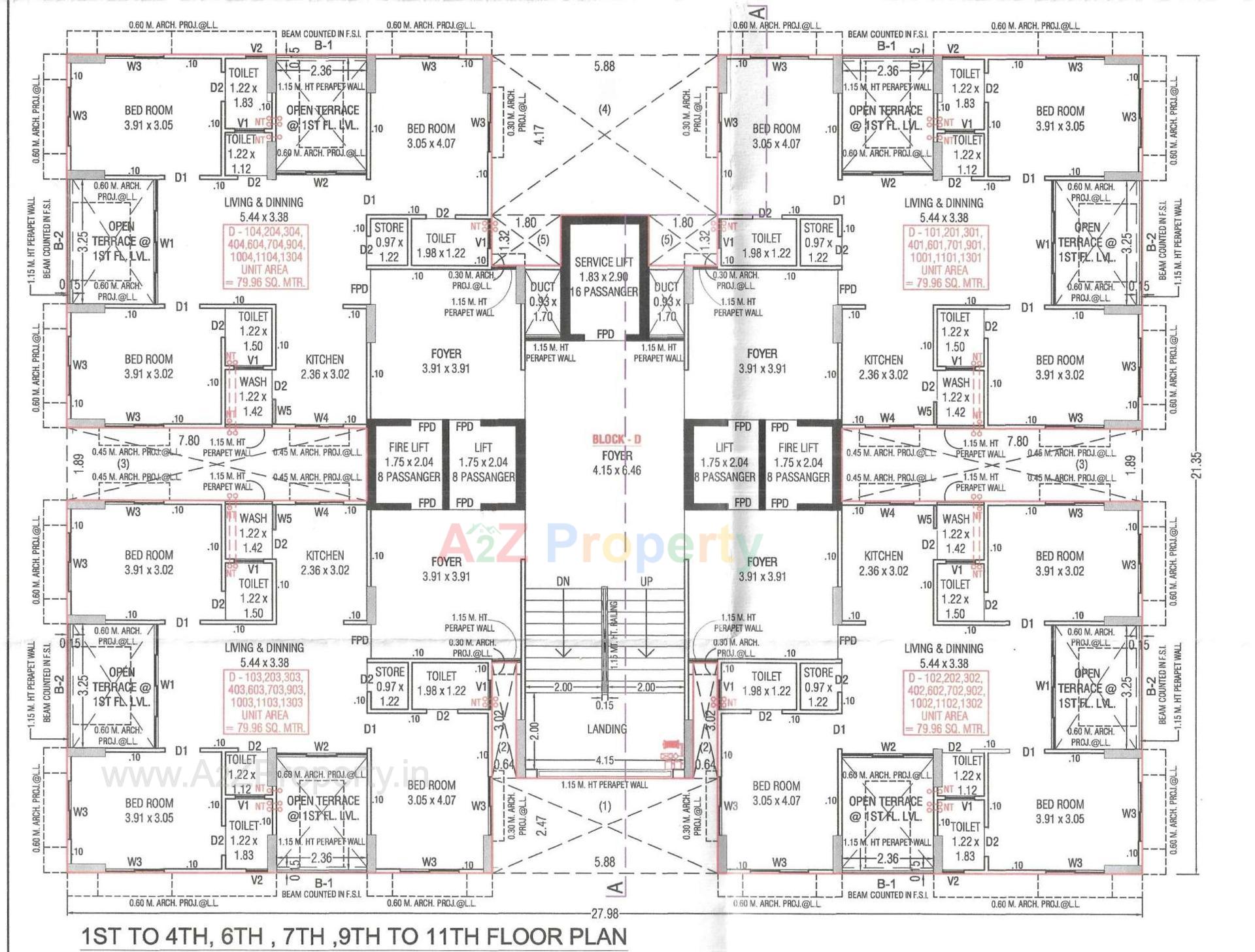 Layout of real estate project N K Anantaya located at Vasna, Ahmedabad, Gujarat