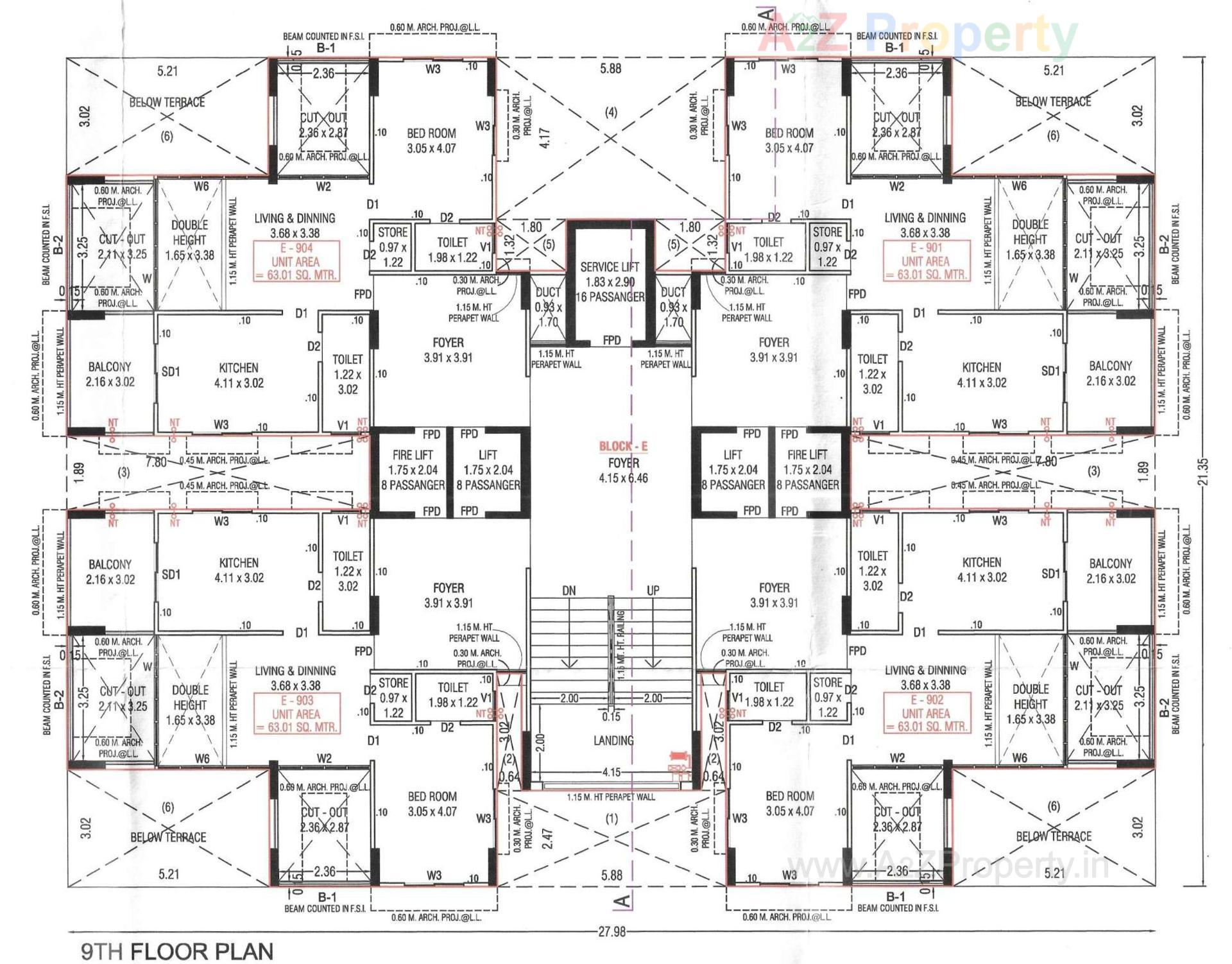 Layout of real estate project N K Anantaya located at Vasna, Ahmedabad, Gujarat