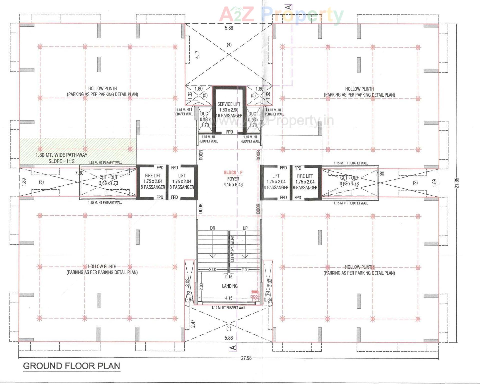Layout of real estate project N K Anantaya located at Vasna, Ahmedabad, Gujarat