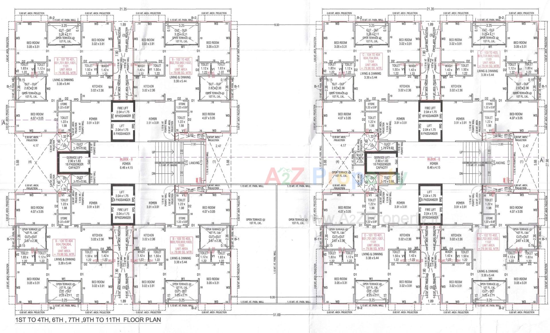 Layout of real estate project N K Anantaya located at Vasna, Ahmedabad, Gujarat