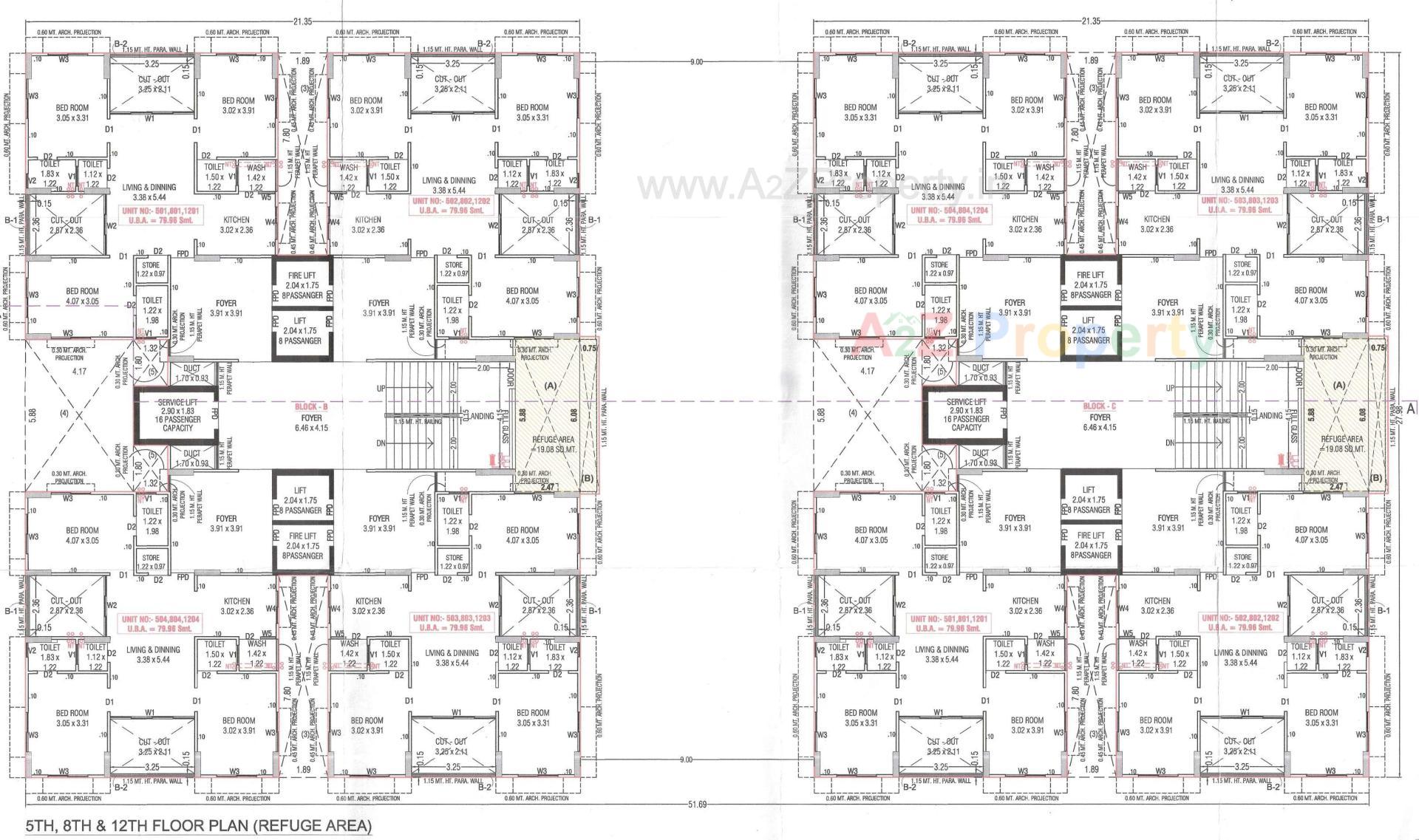 Layout of real estate project N K Anantaya located at Vasna, Ahmedabad, Gujarat