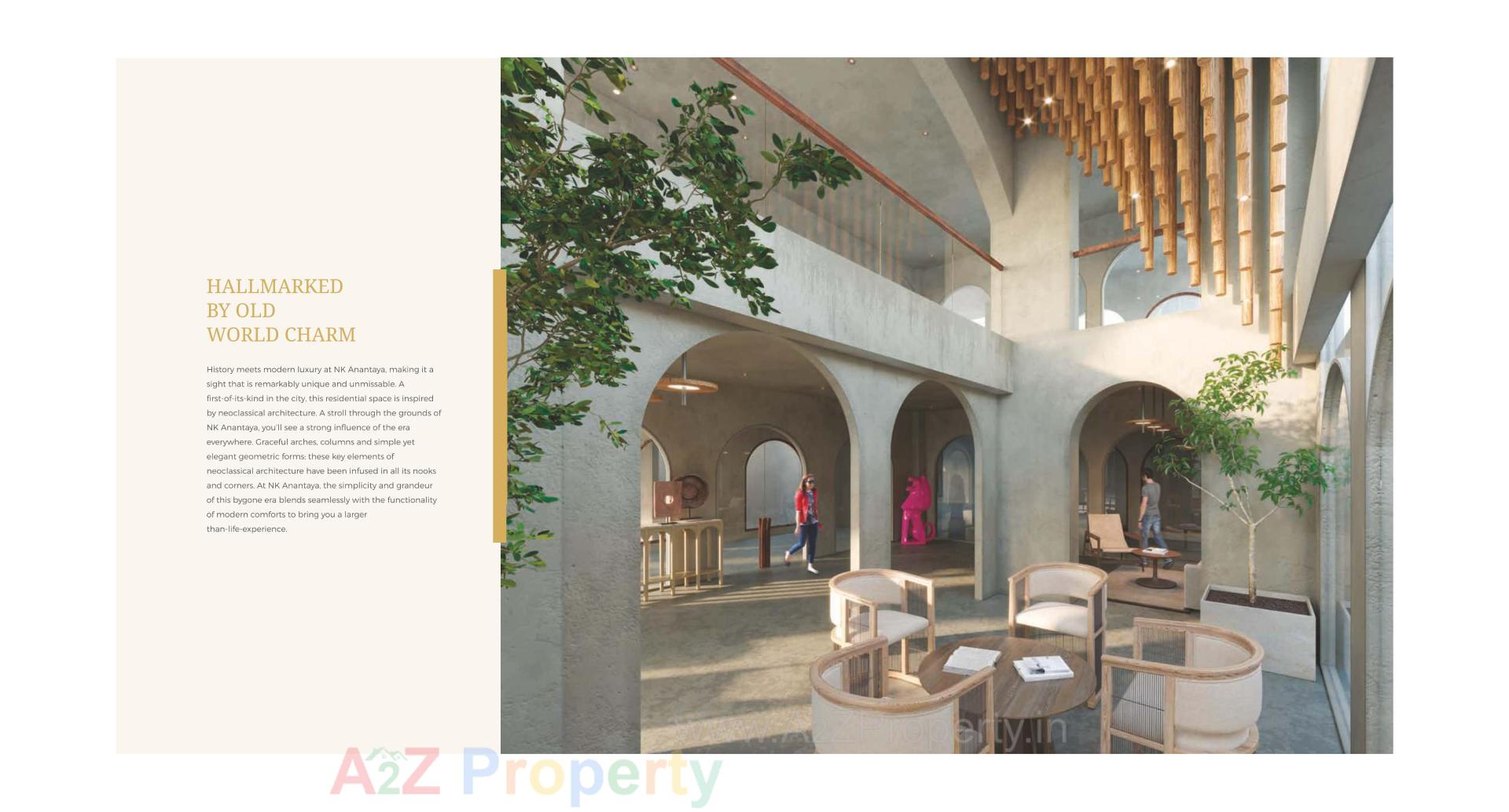 3D Elevation of real estate project N K Anantaya located at Vasana, Ahmedabad, Gujarat