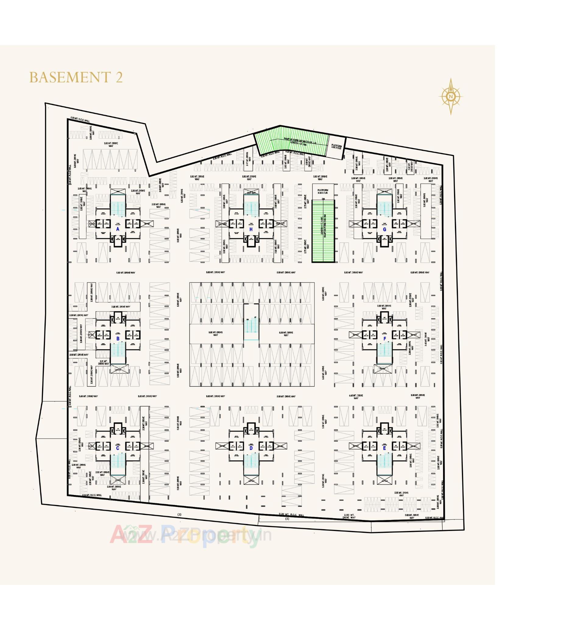 Layout of real estate project N K Anantaya located at Vasana, Ahmedabad, Gujarat