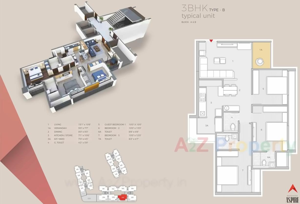 Layout of real estate project Nakshatra Aspire located at Vatva, Ahmedabad, Gujarat